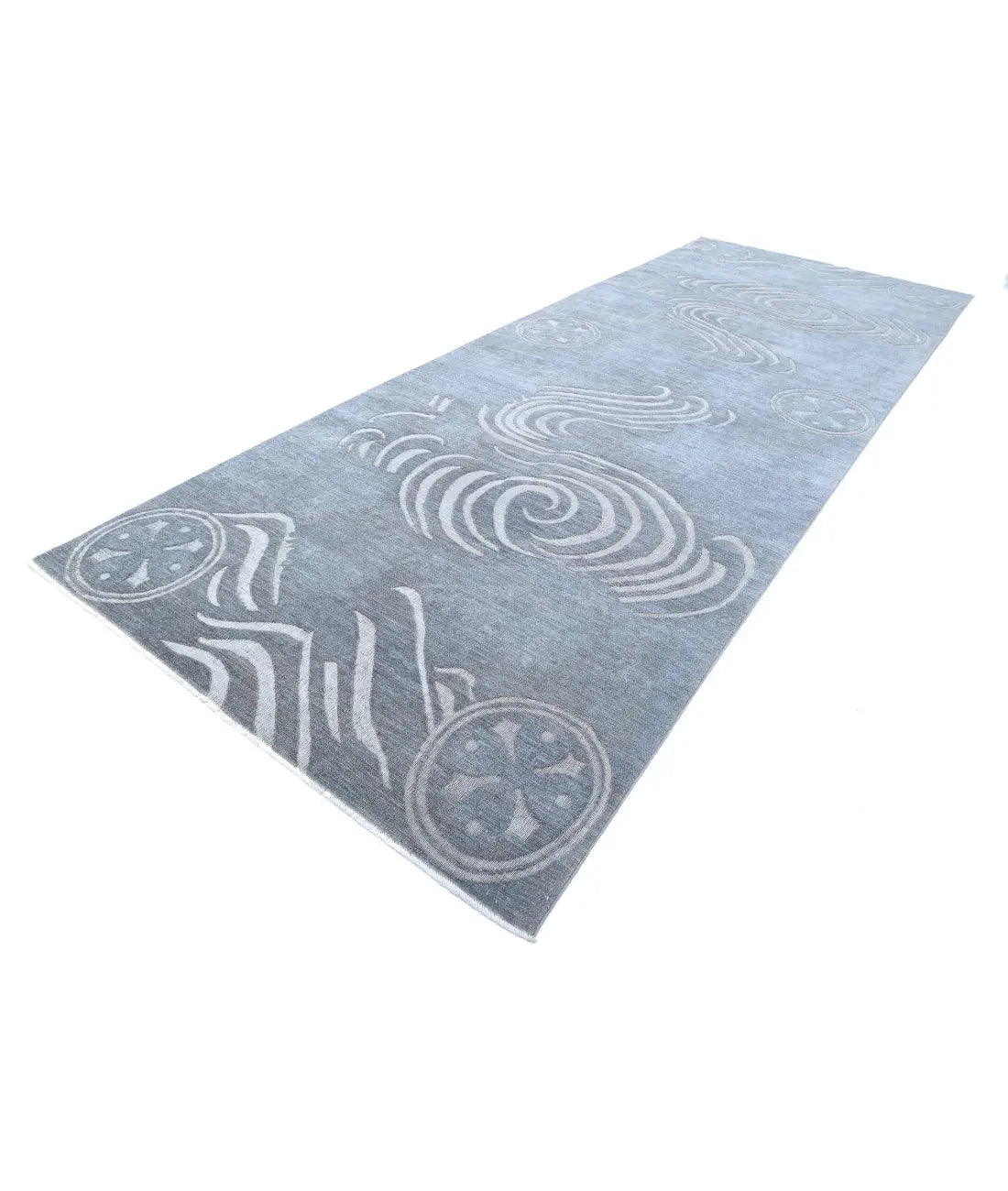 Hand Knotted Onyx Wool Rug - 6'1'' x 16'0'' - Arteverk Rugs Area rug