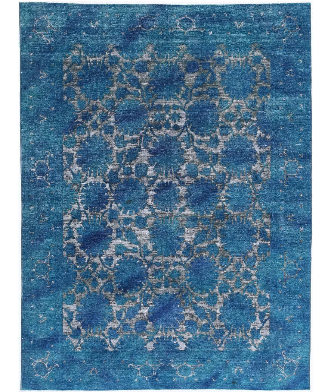 Hand Knotted Onyx Wool Rug - 6'1'' x 8'1''