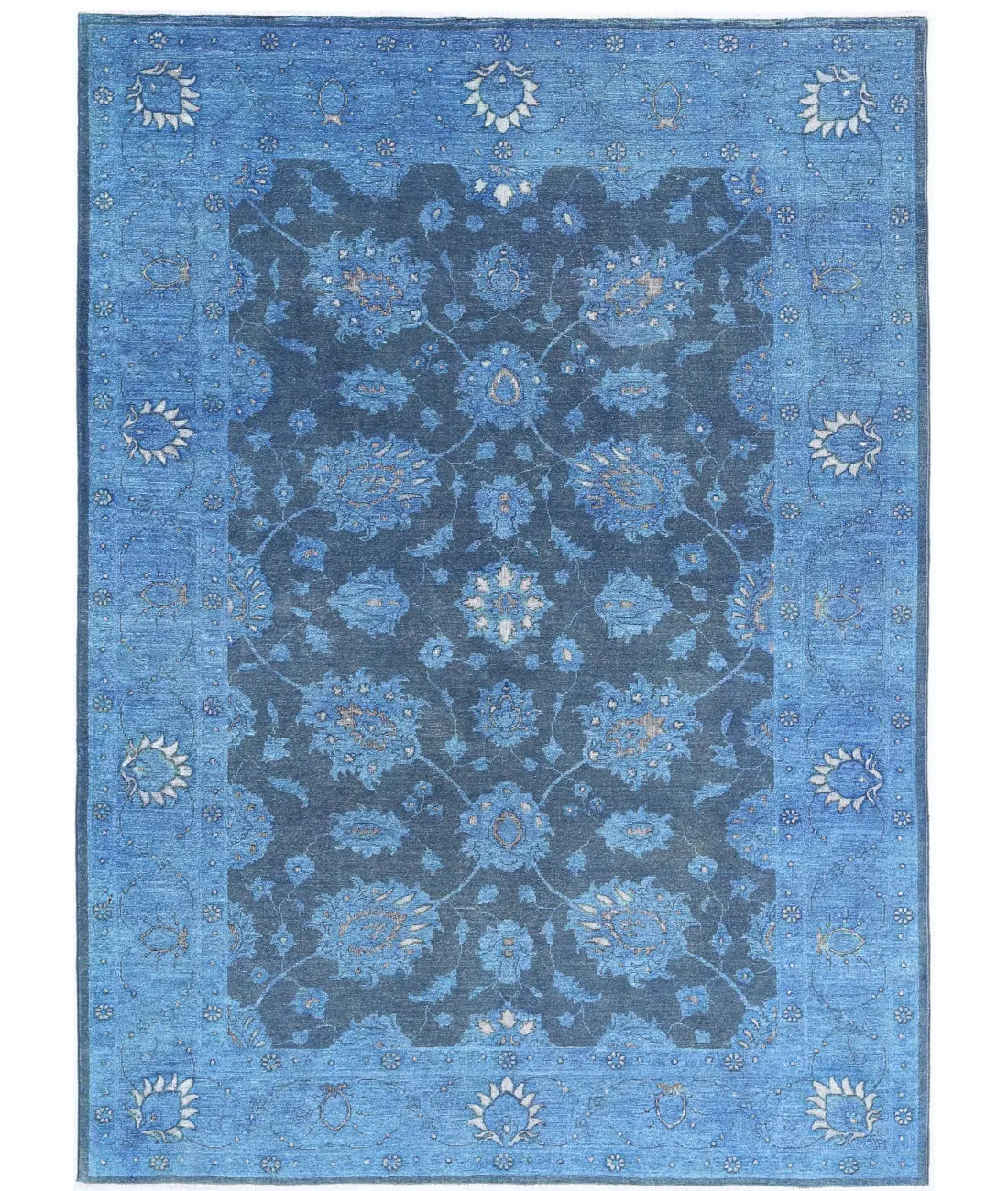 Hand Knotted Onyx Wool Rug - 6'1'' x 8'7''