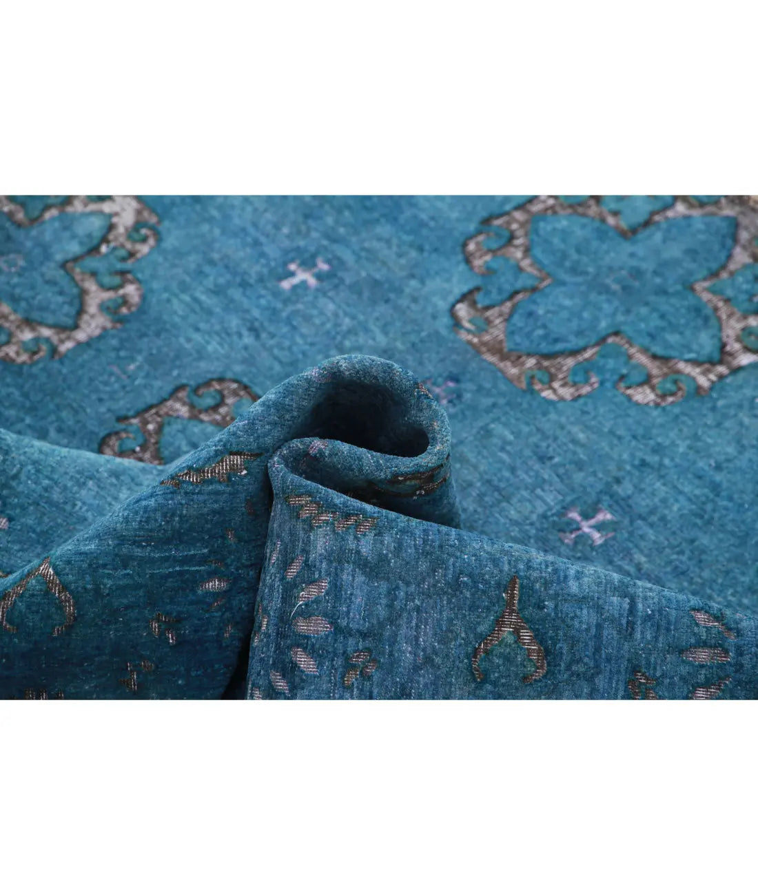 Hand Knotted Onyx Wool Rug - 6'2'' x 8'8''