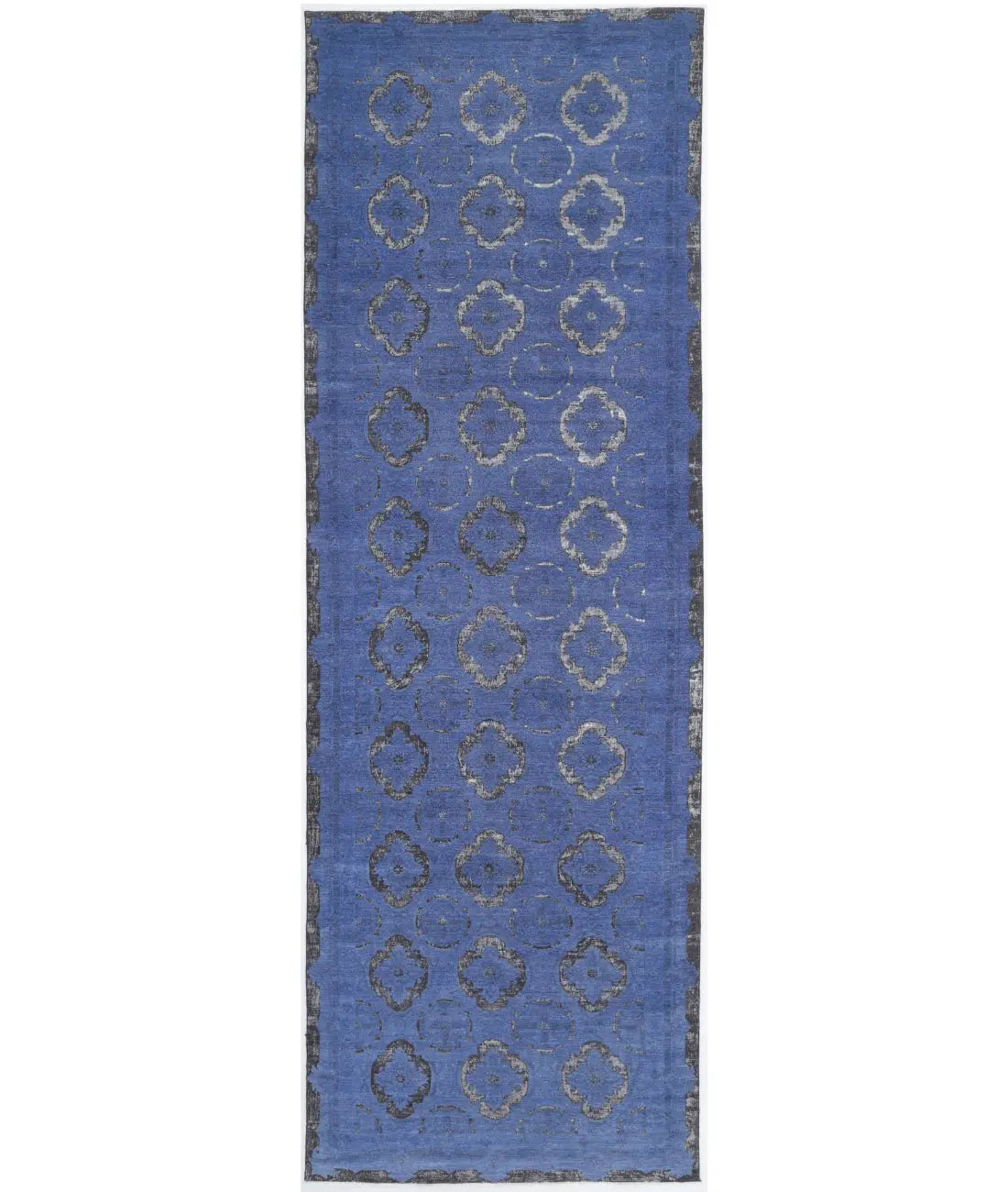 Hand Knotted Onyx Wool Rug - 6'3'' x 20'4''