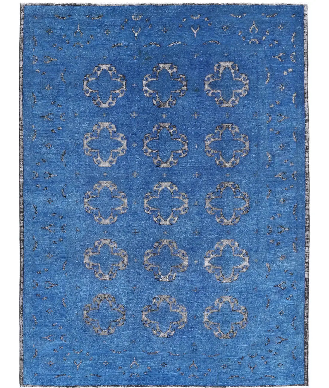 Hand Knotted Onyx Wool Rug - 6'5'' x 8'1''