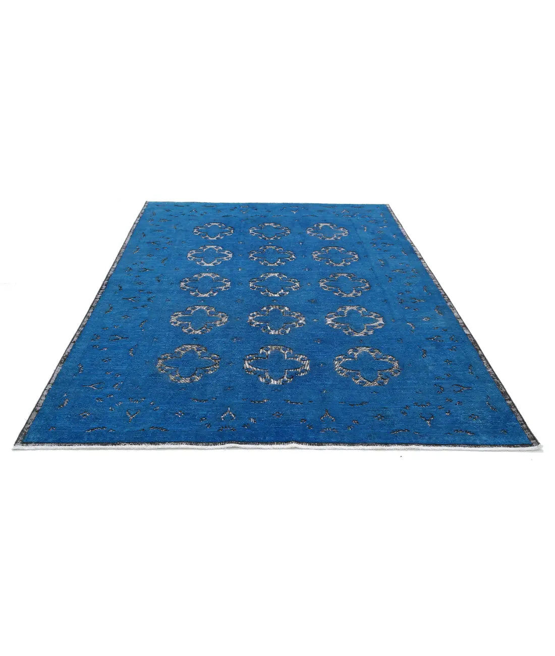 Hand Knotted Onyx Wool Rug - 6'5'' x 8'1''