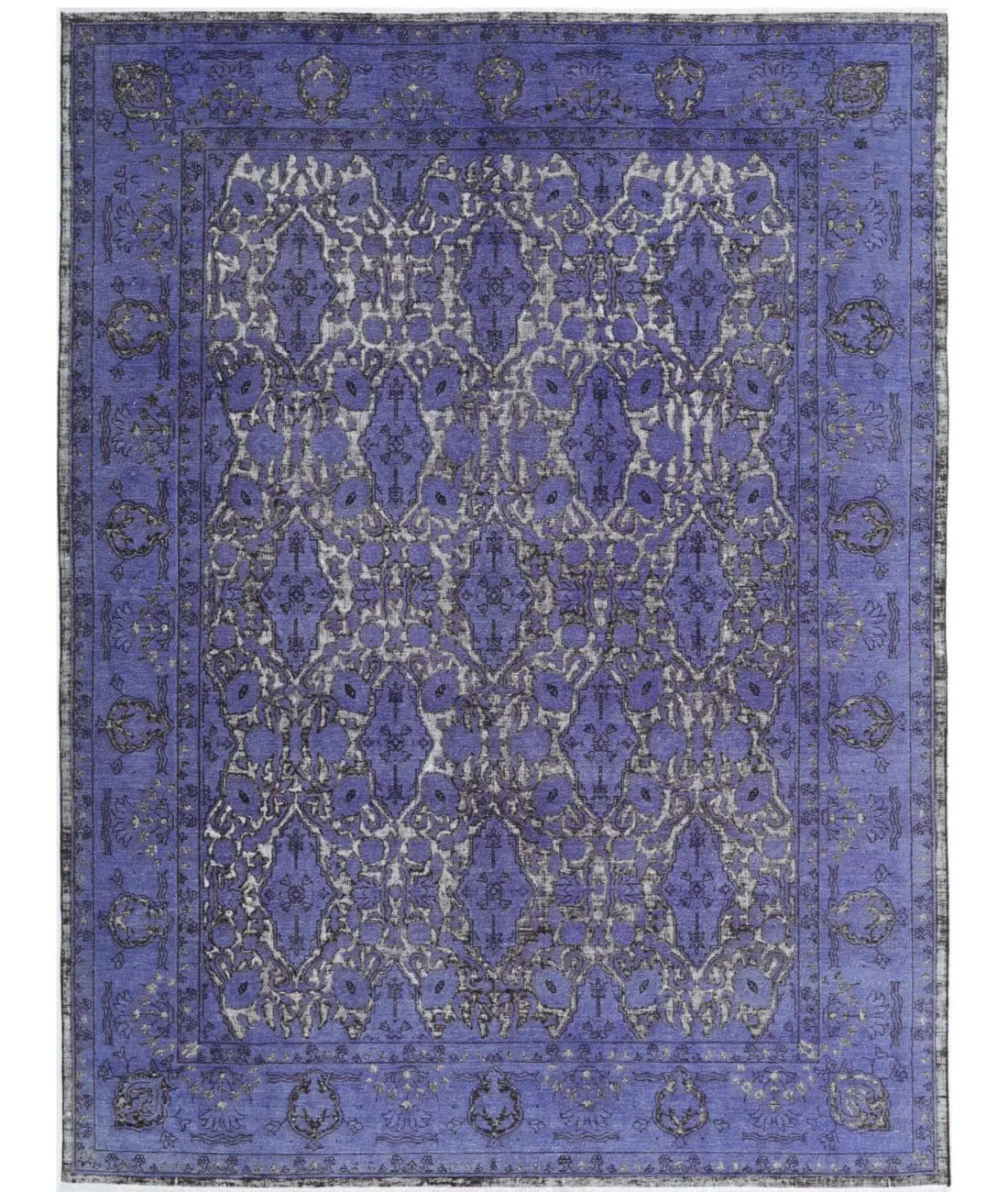 Hand Knotted Onyx Wool Rug - 7'10'' x 10'4''