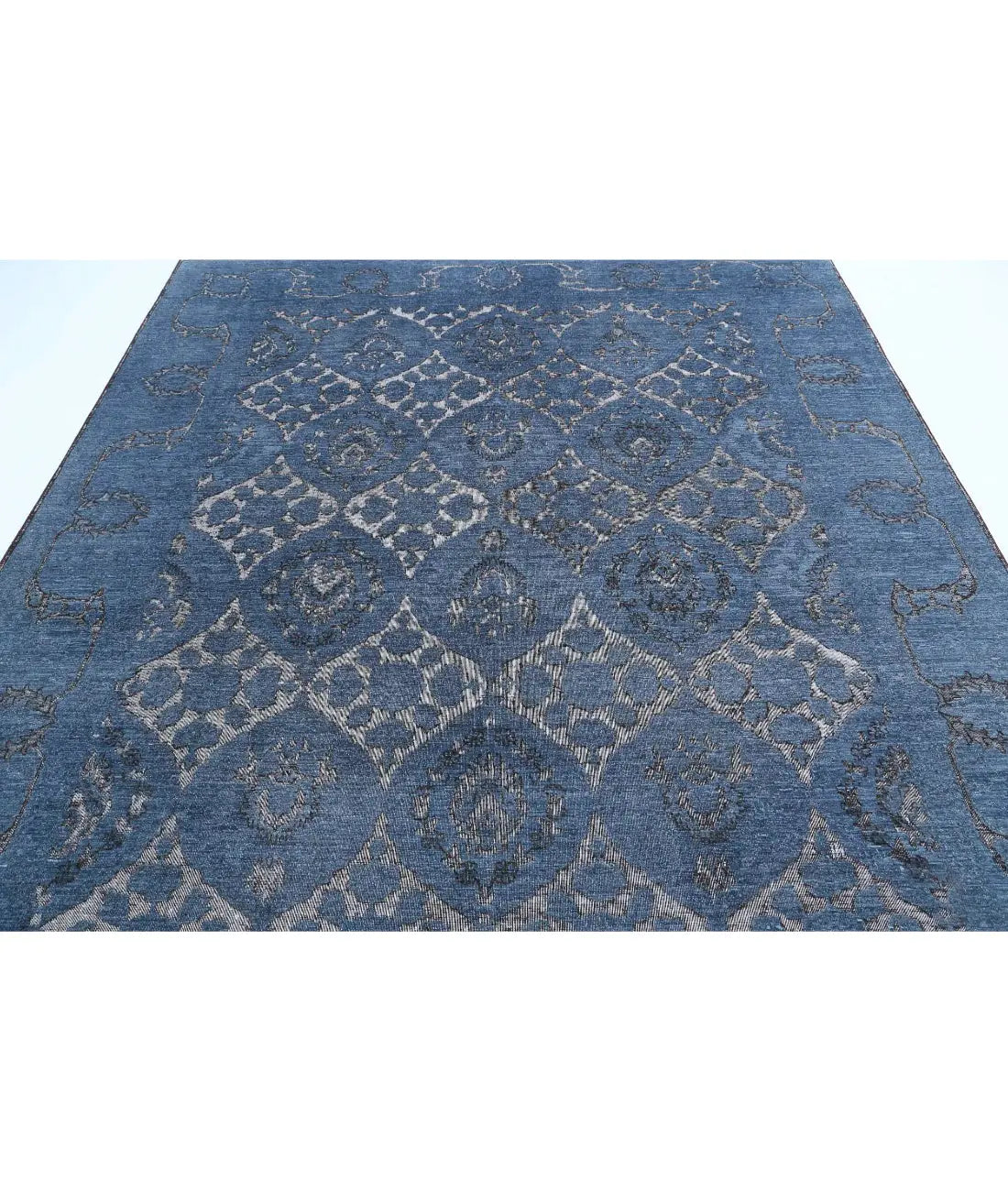 Hand Knotted Onyx Wool Rug - 7'10'' x 8'10'' - Arteverk Rugs Area rug