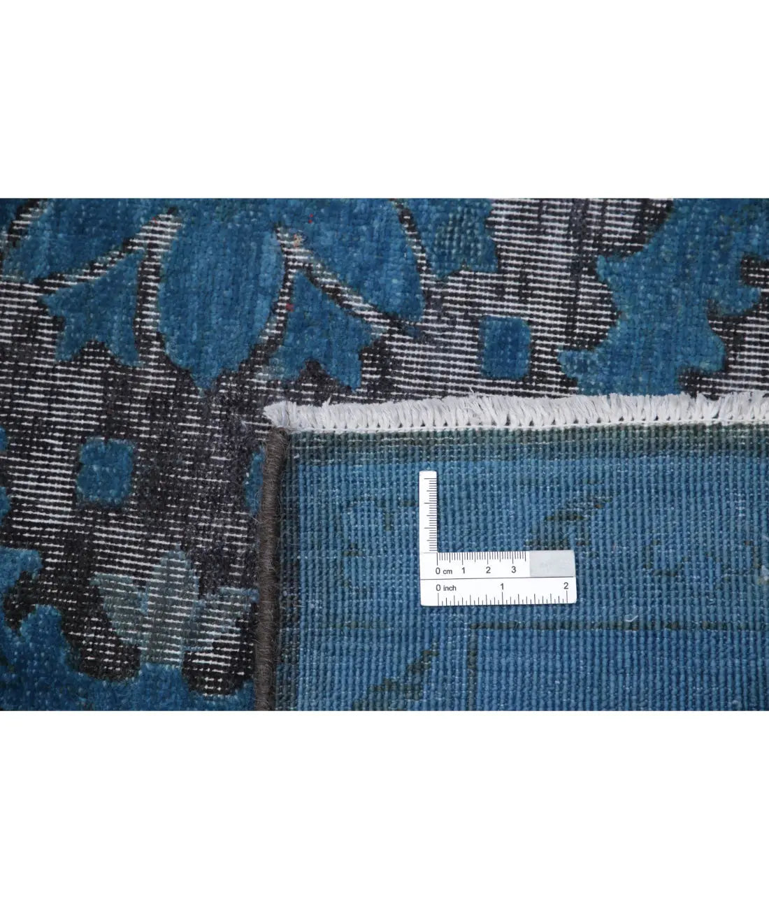 Alfombra de lana de ónix anudada a mano - 7'10'' x 9'8''