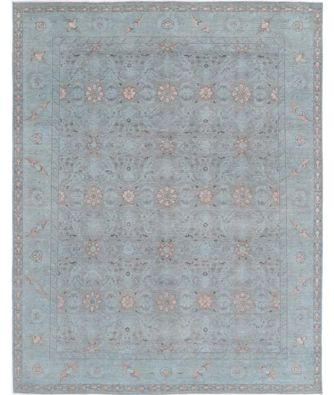 Hand Knotted Onyx Wool Rug - 7'11'' x 10'1''