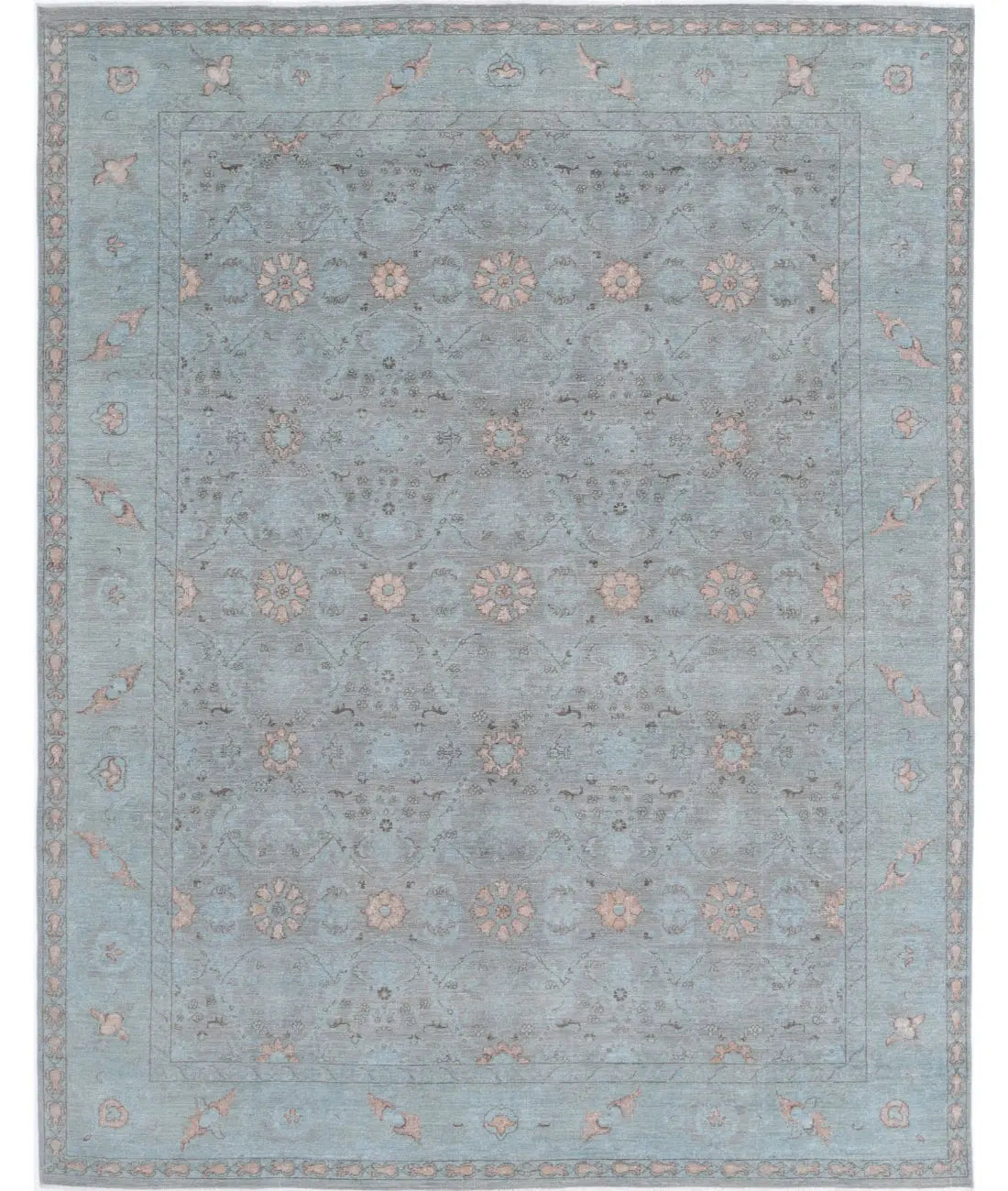 Hand Knotted Onyx Wool Rug - 7'11'' x 10'1'' - Arteverk Rugs Area rug
