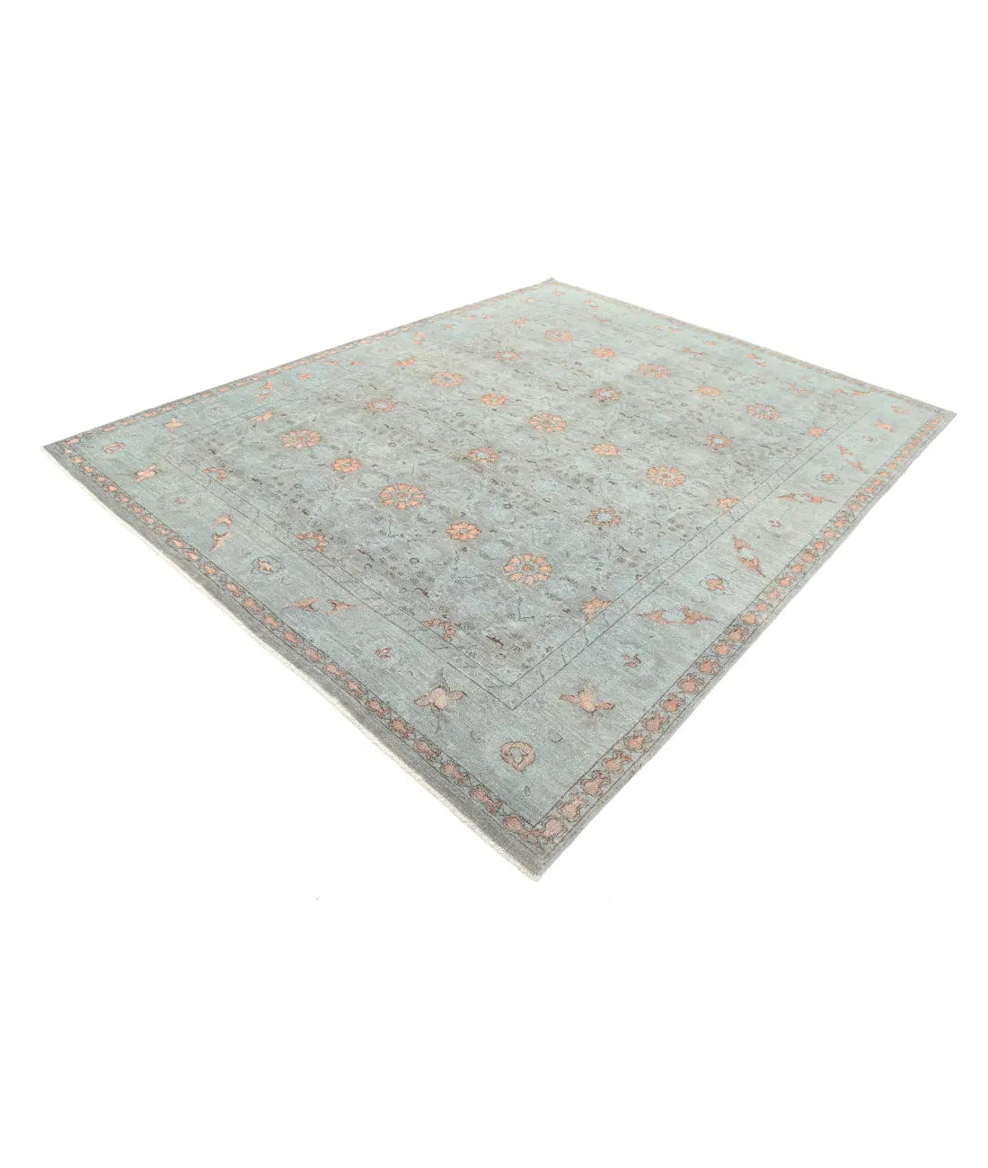 Hand Knotted Onyx Wool Rug - 7'11'' x 10'1'' - Arteverk Rugs Area rug