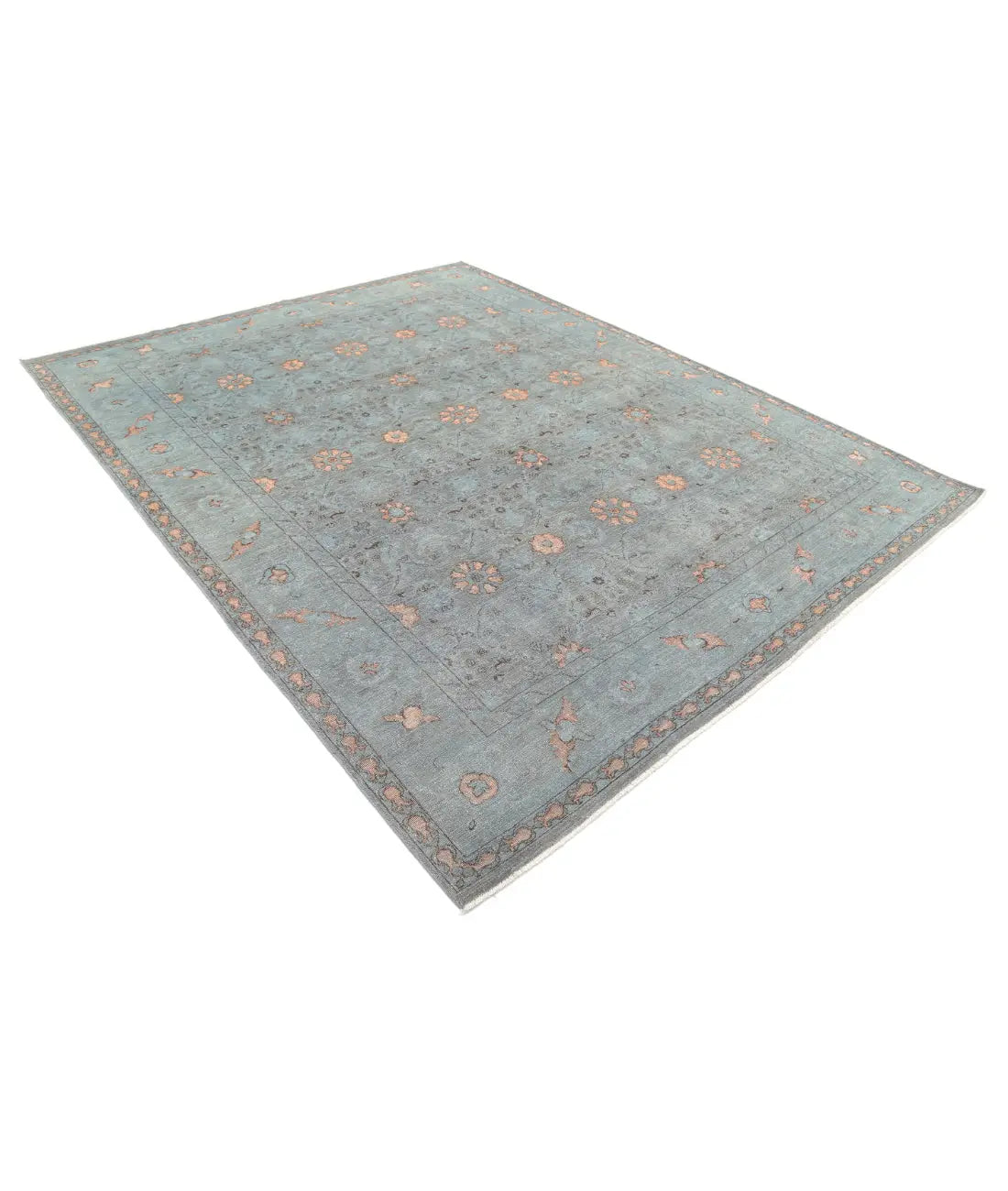 Hand Knotted Onyx Wool Rug - 7'11'' x 10'1'' - Arteverk Rugs Area rug