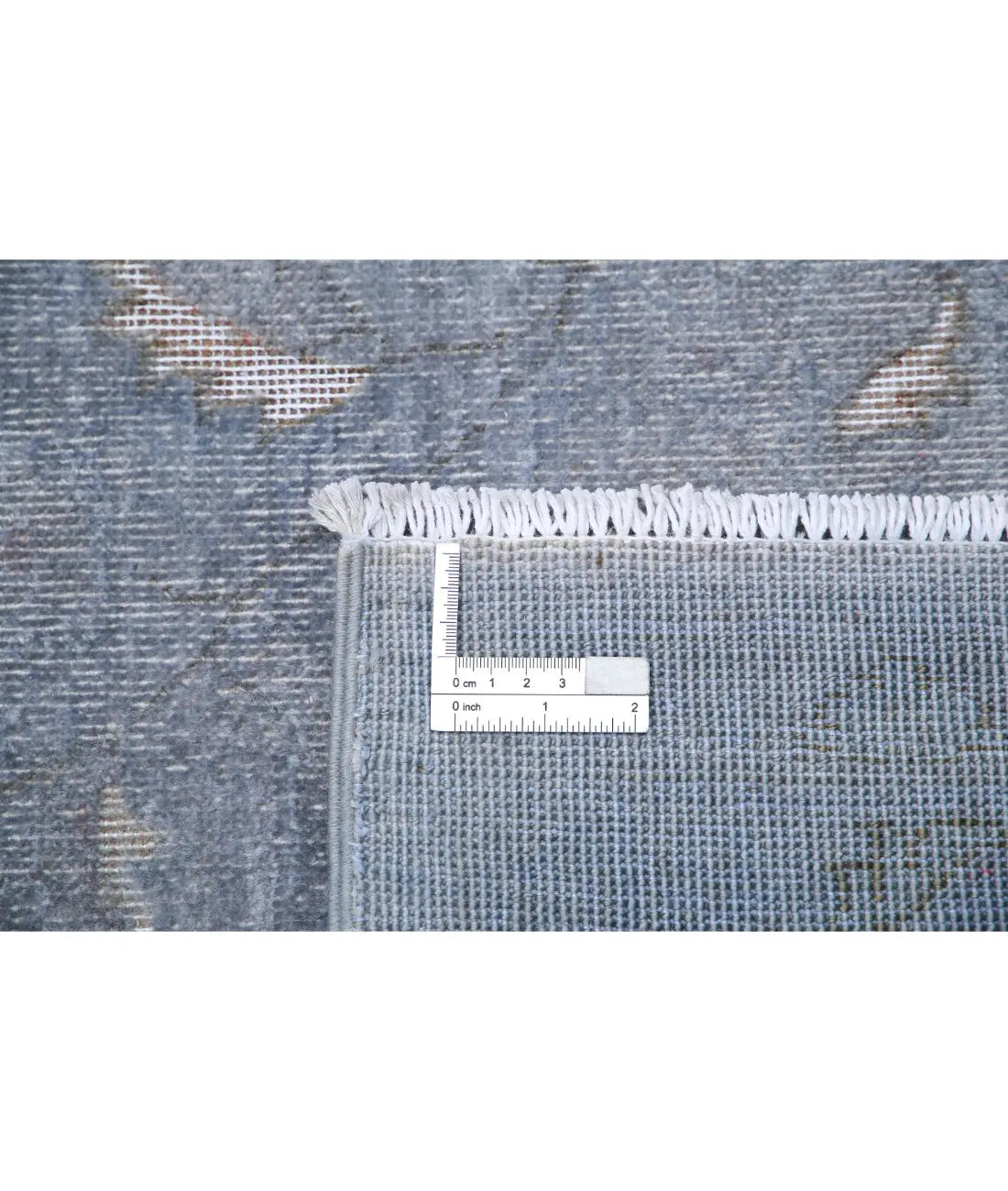 Alfombra de lana de ónix anudada a mano - 7'11'' x 10'5''