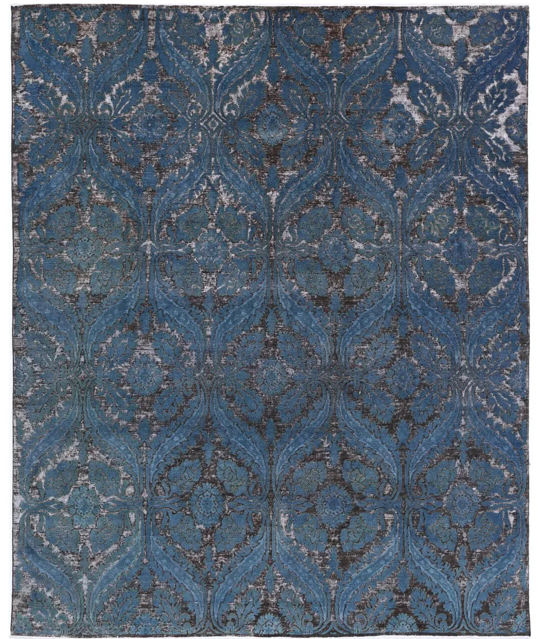 Hand Knotted Onyx Wool Rug - 7'11'' x 9'11''