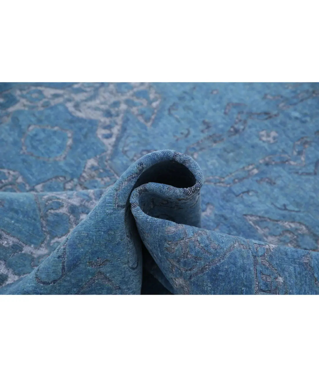 Alfombra de lana de ónix anudada a mano - 7'8'' x 9'5''