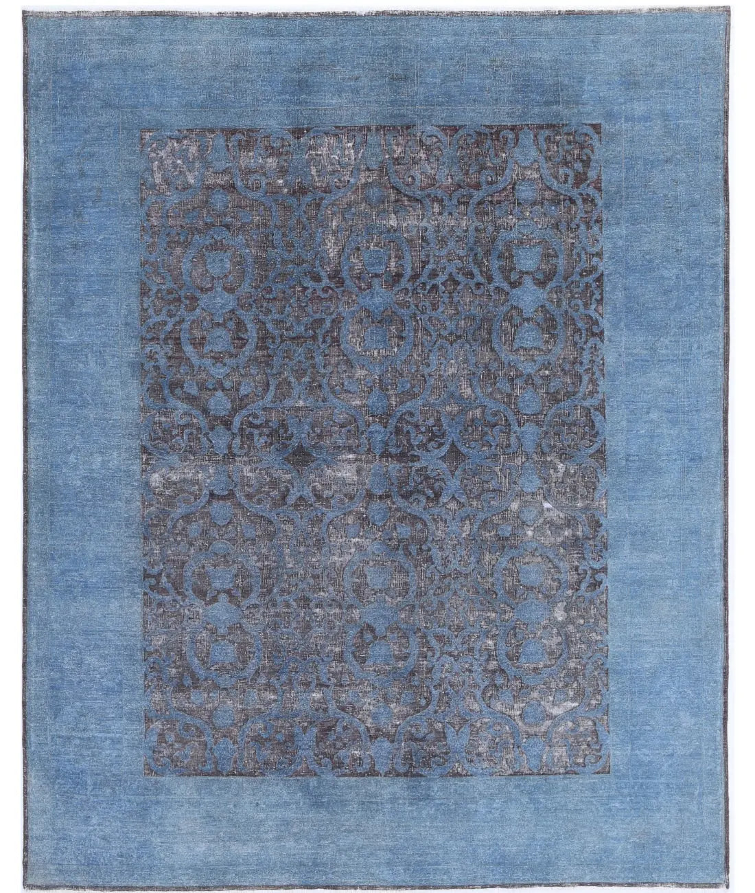Hand Knotted Onyx Wool Rug - 7'8'' x 9'7''