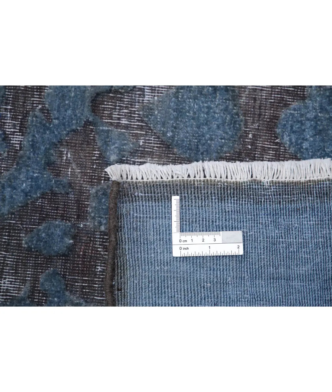 Alfombra de lana de ónix anudada a mano - 7'8'' x 9'7''