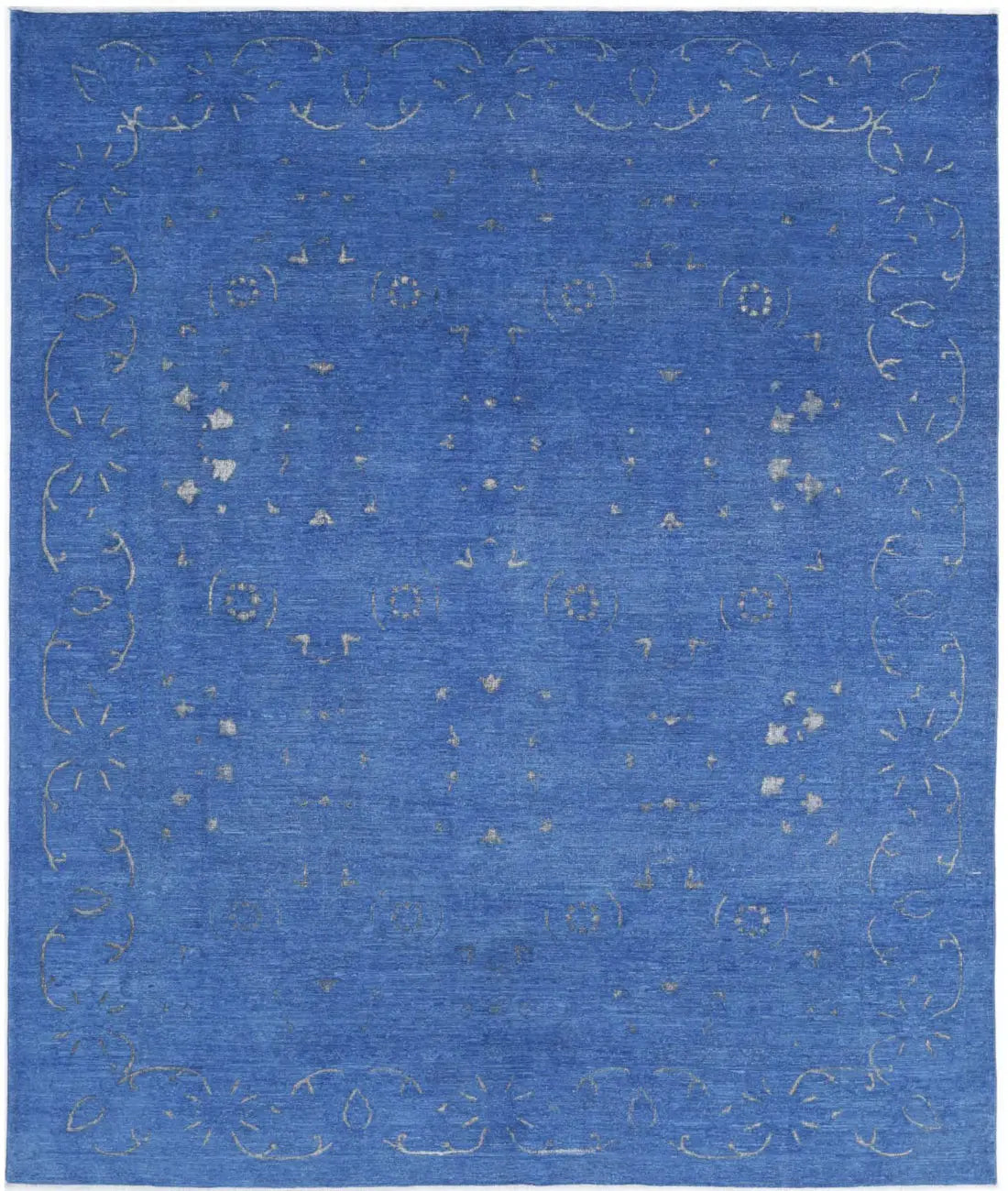 Hand Knotted Onyx Wool Rug - 8'0'' x 9'7''