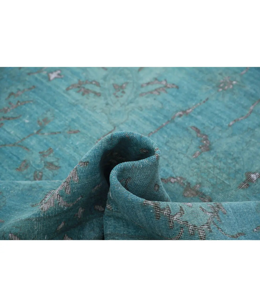 Alfombra de lana de ónix anudada a mano - 8'10'' x 11'10''