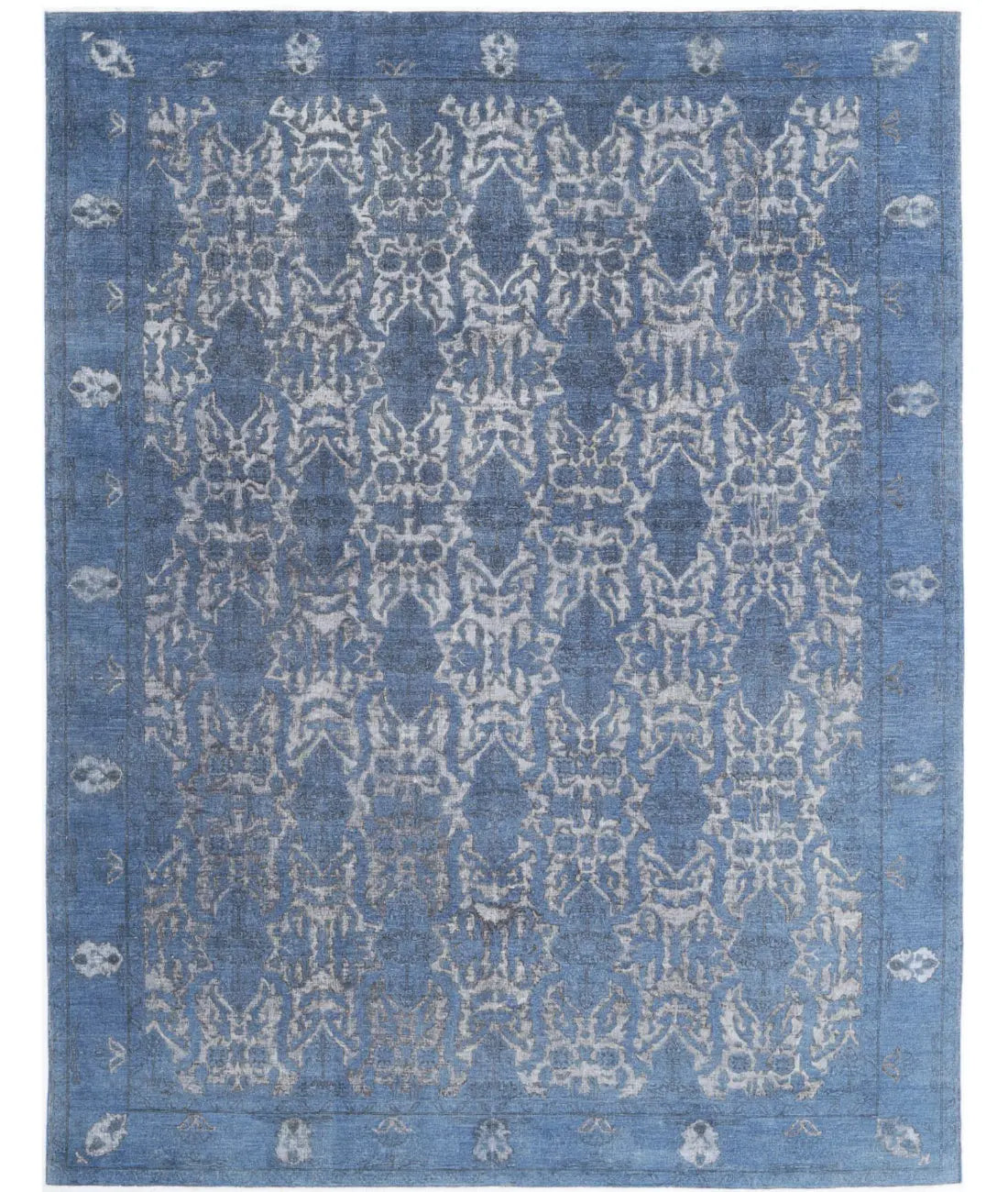 Hand Knotted Onyx Wool Rug - 8'10'' x 11'4''