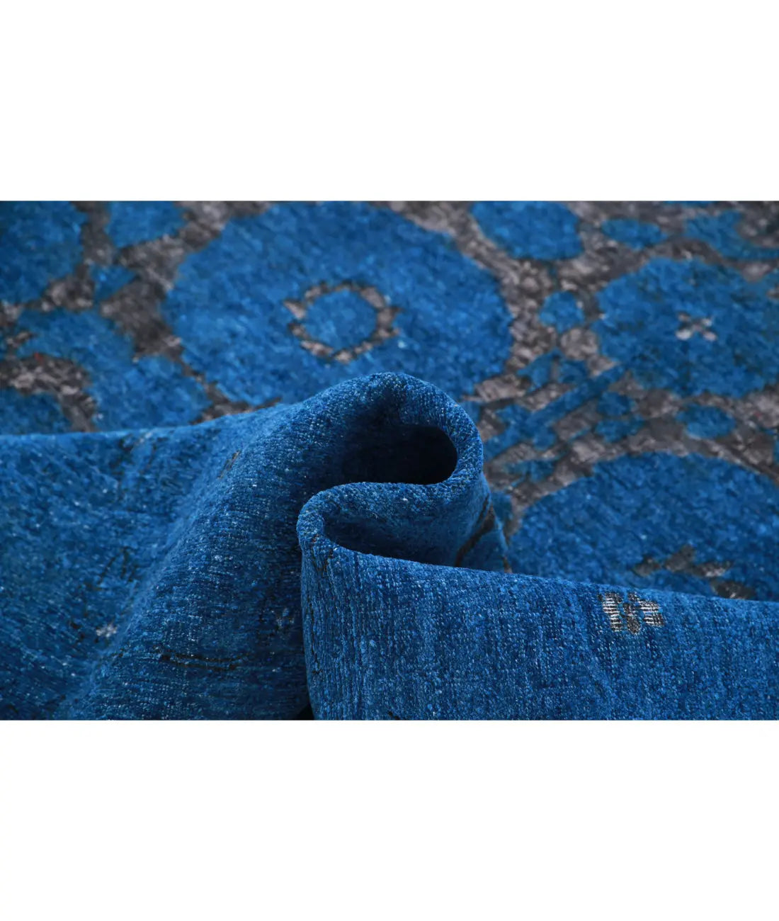 Alfombra de lana de ónix anudada a mano - 8'6'' x 11'7''