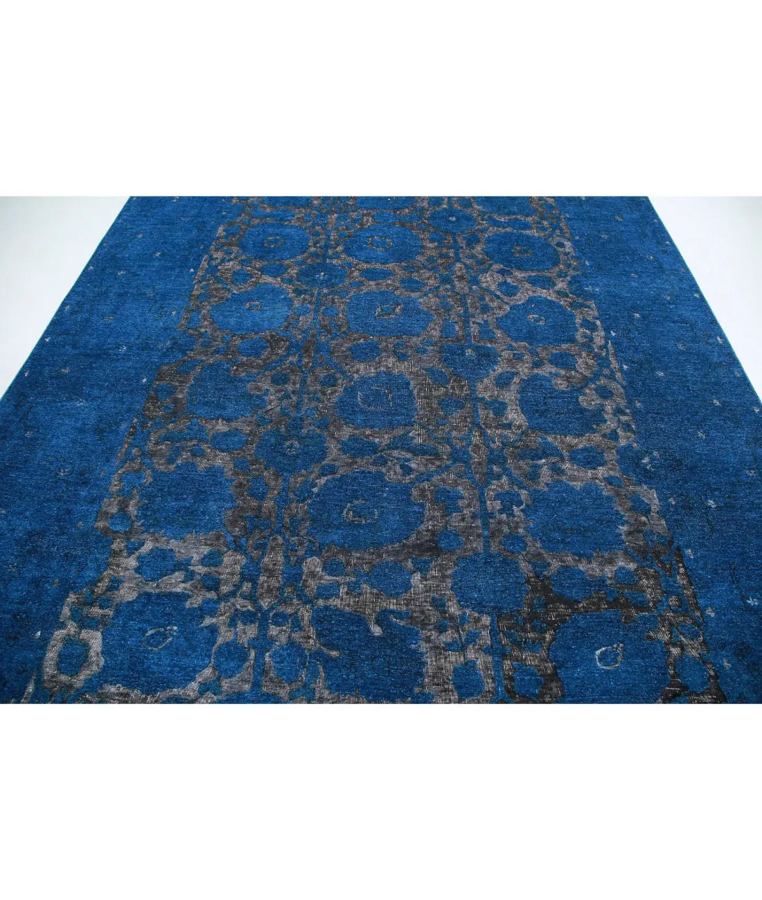 Alfombra de lana de ónix anudada a mano - 8'6'' x 11'7''
