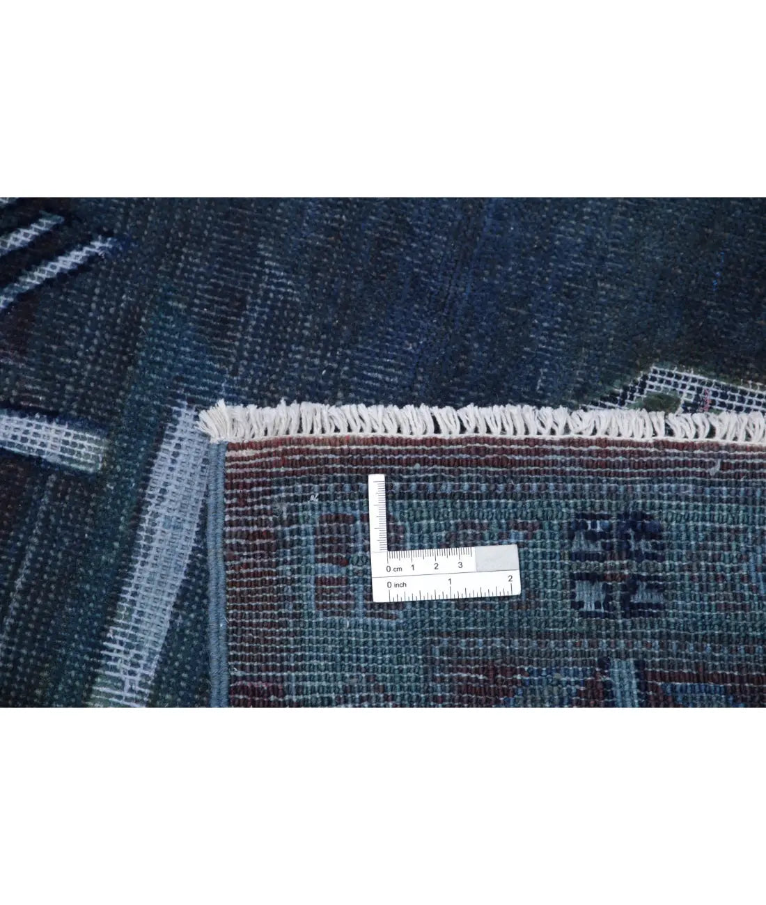 Alfombra de lana de ónix anudada a mano - 8'7'' x 11'7''