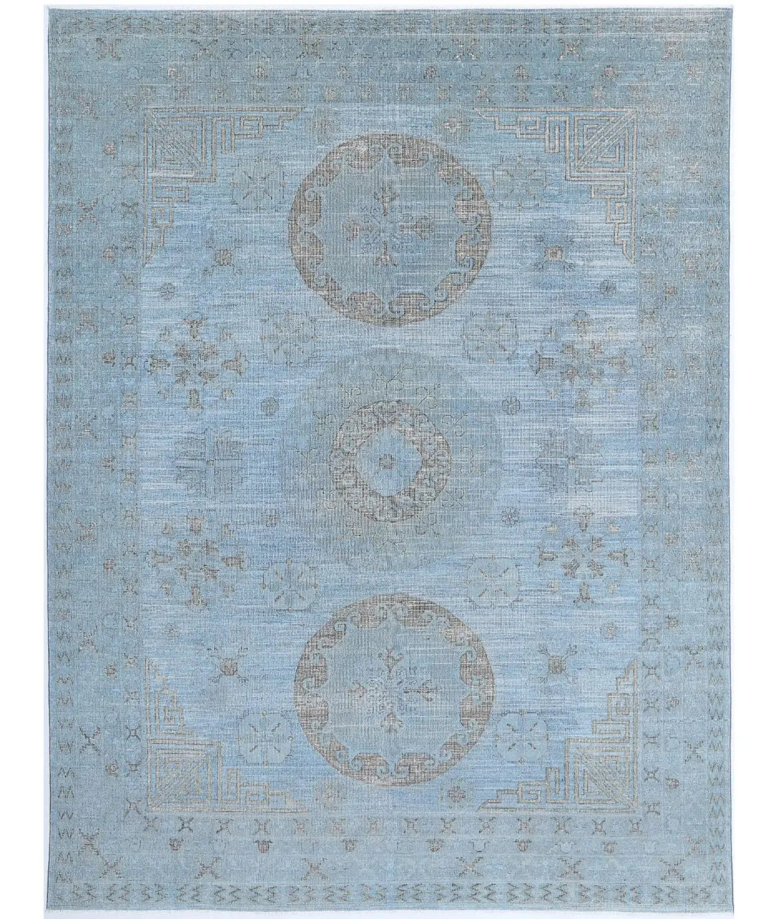 Hand Knotted Onyx Wool Rug - 8'9'' x 11'9''