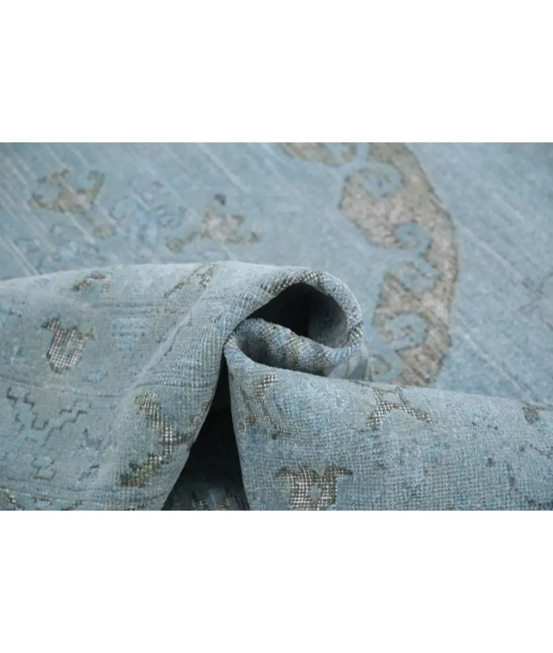 Alfombra de lana de ónix anudada a mano - 8'9'' x 11'9''