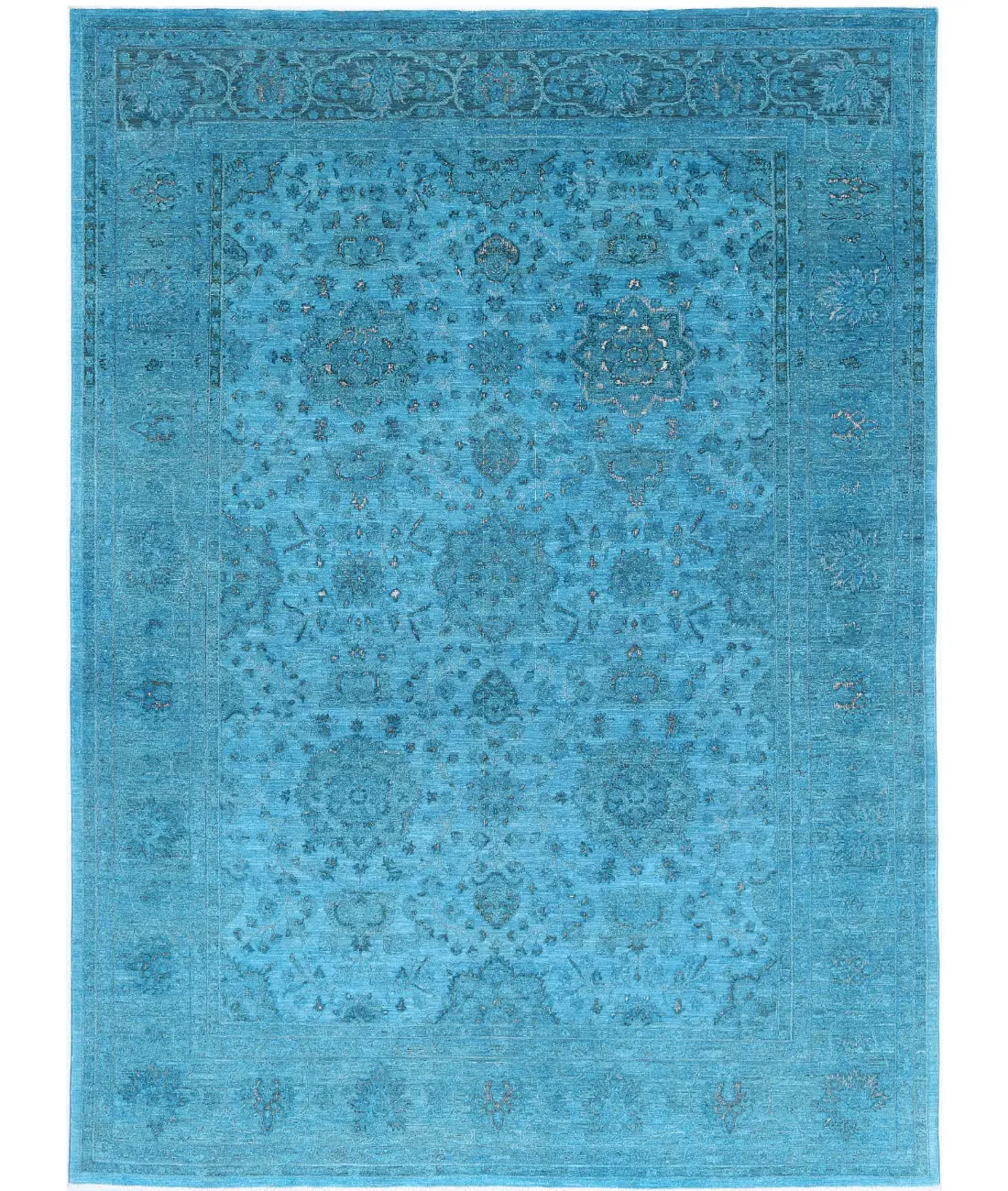 Hand Knotted Onyx Wool Rug - 8'9'' x 12'1''