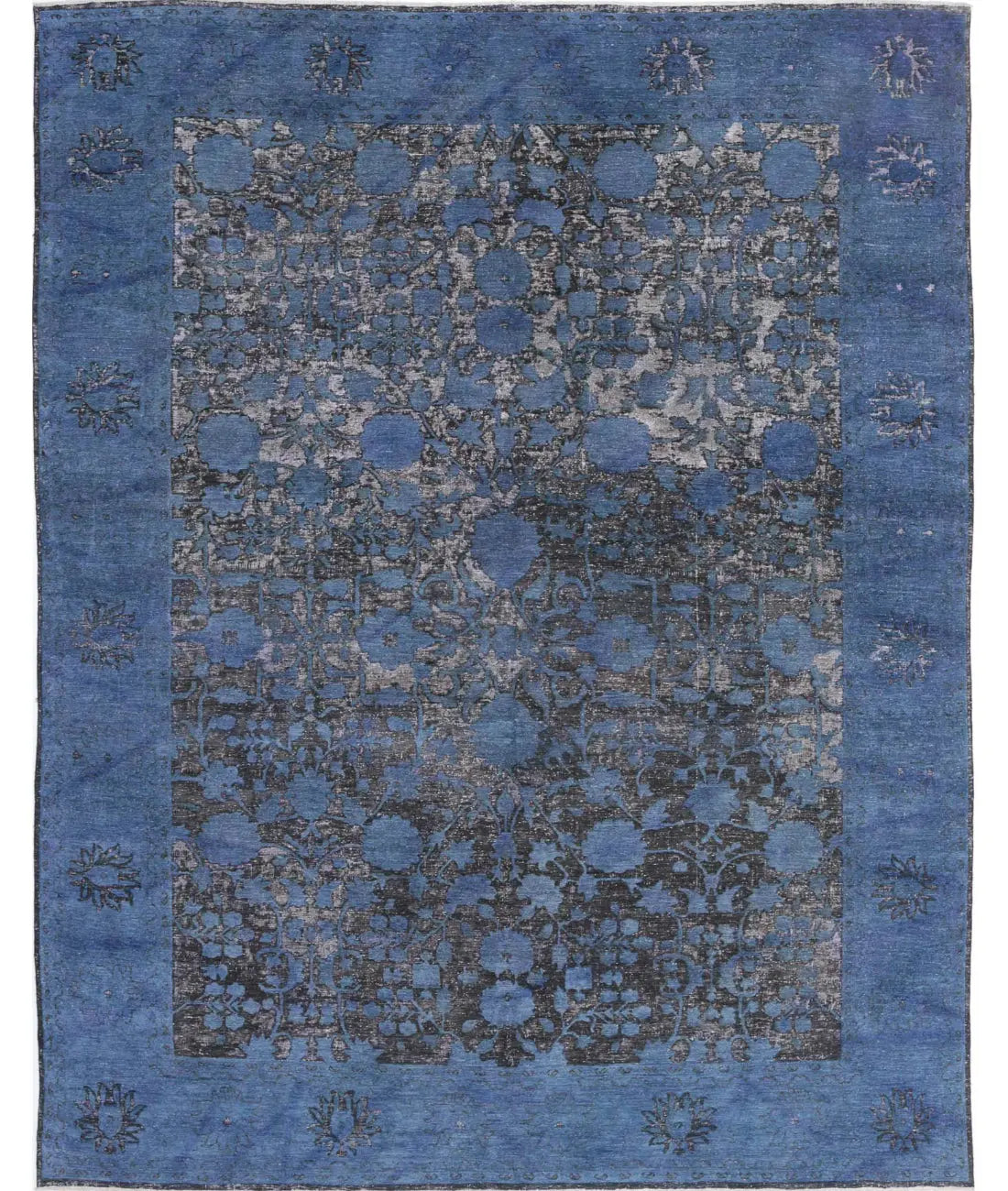 Hand Knotted Onyx Wool Rug - 9'1'' x 11'7''