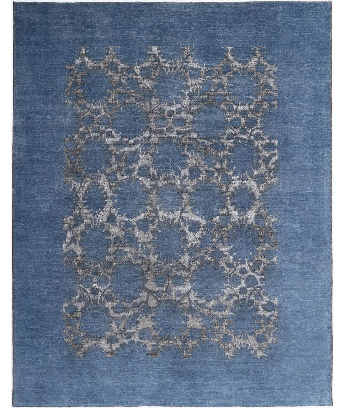 Hand Knotted Onyx Wool Rug - 9'2'' x 11'7''