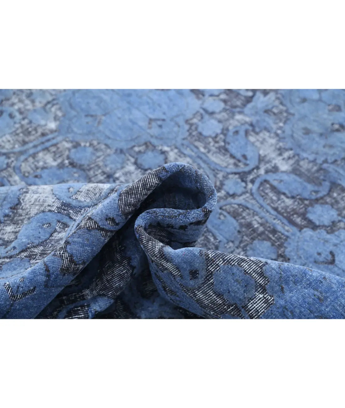 Alfombra de lana de ónix anudada a mano - 9'6'' x 13'6''