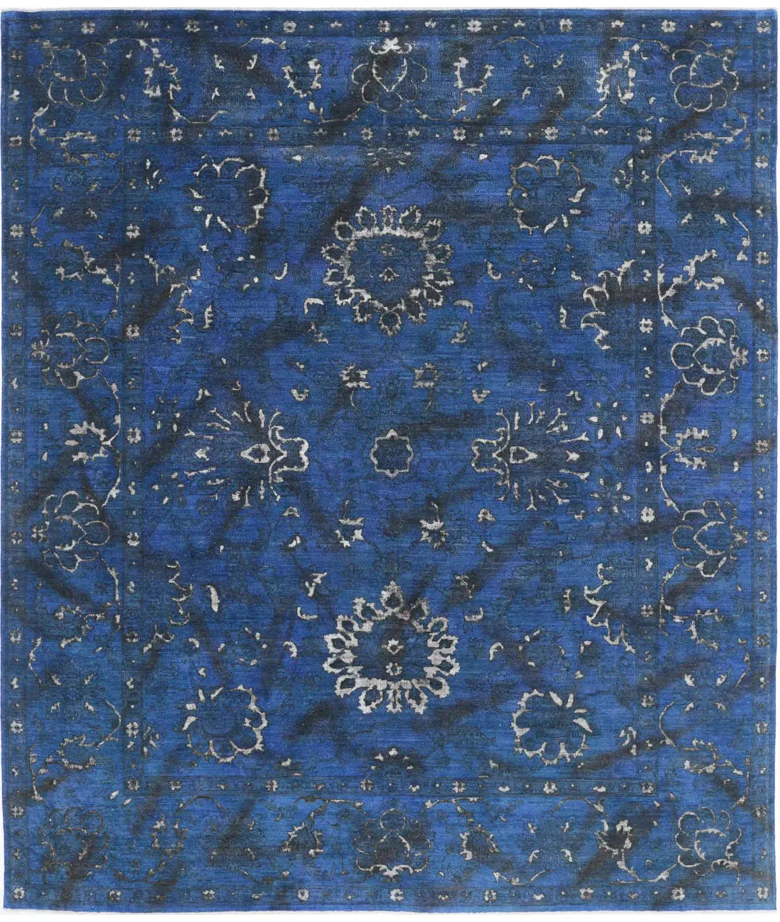 Hand Knotted Onyx Wool Rug - 9'7'' x 11'2''