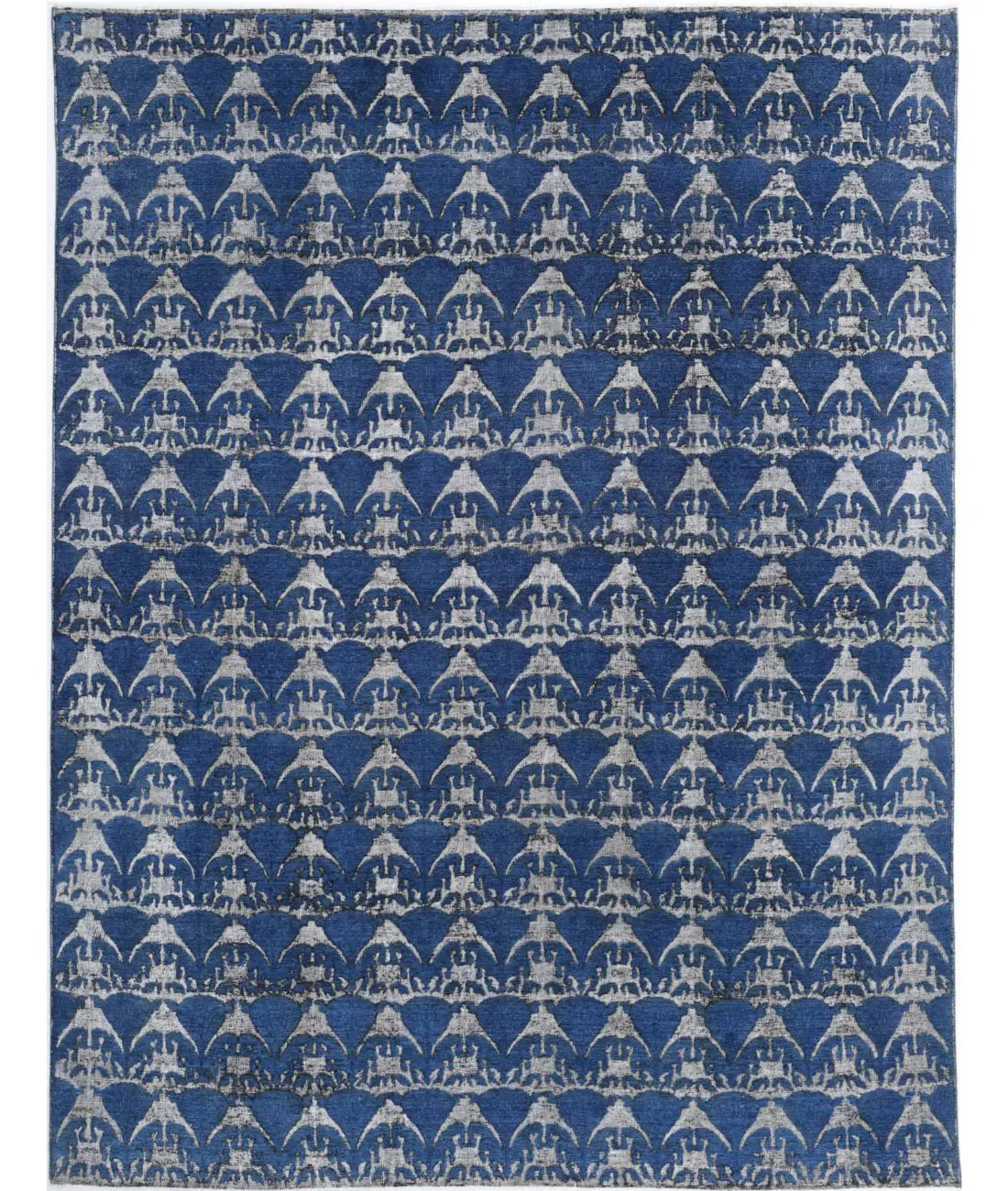 Hand Knotted Onyx Wool Rug - 9'7'' x 13'0'' - Arteverk Rugs Area rug
