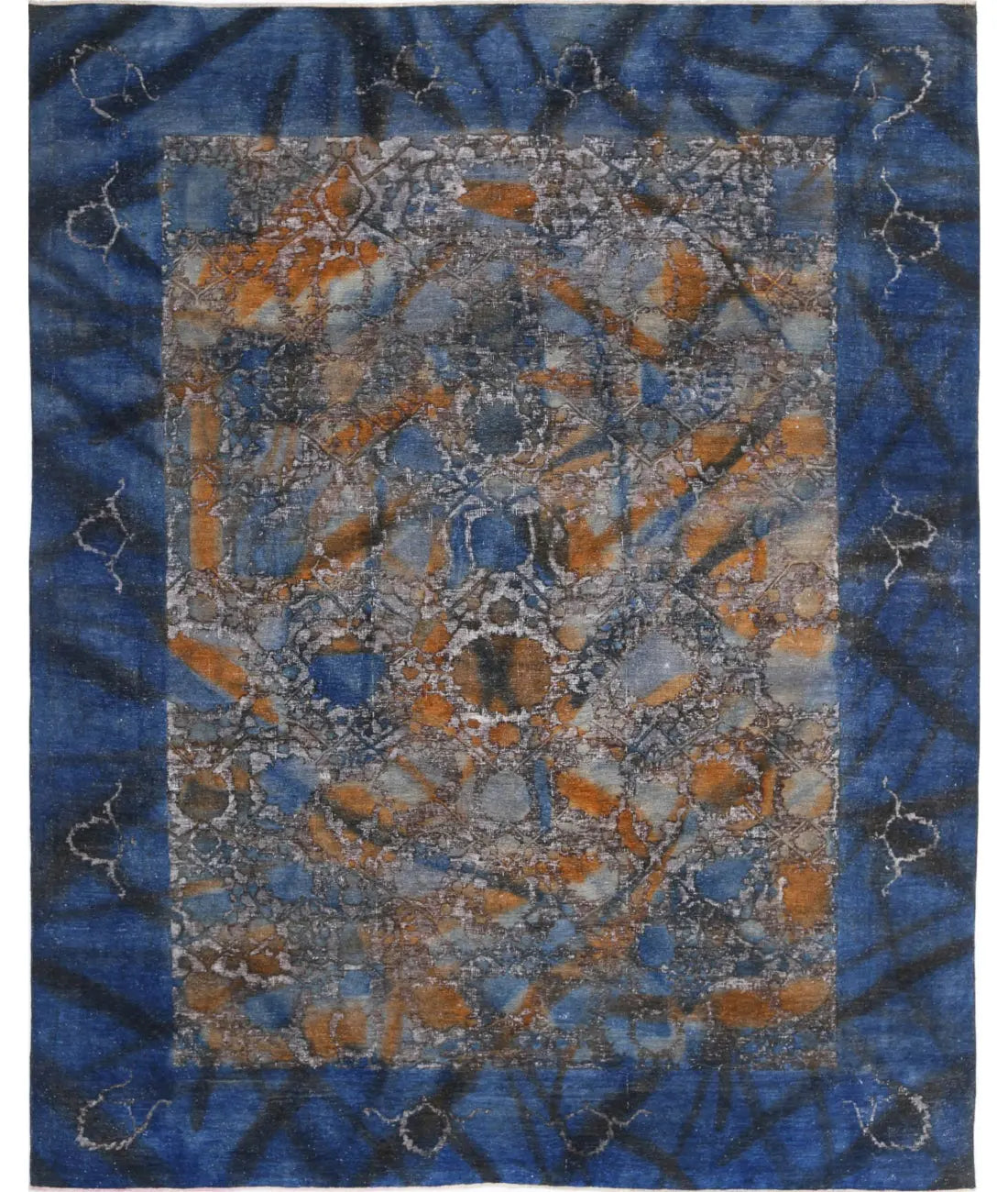 Hand Knotted Onyx Wool Rug - 9'9'' x 12'5''