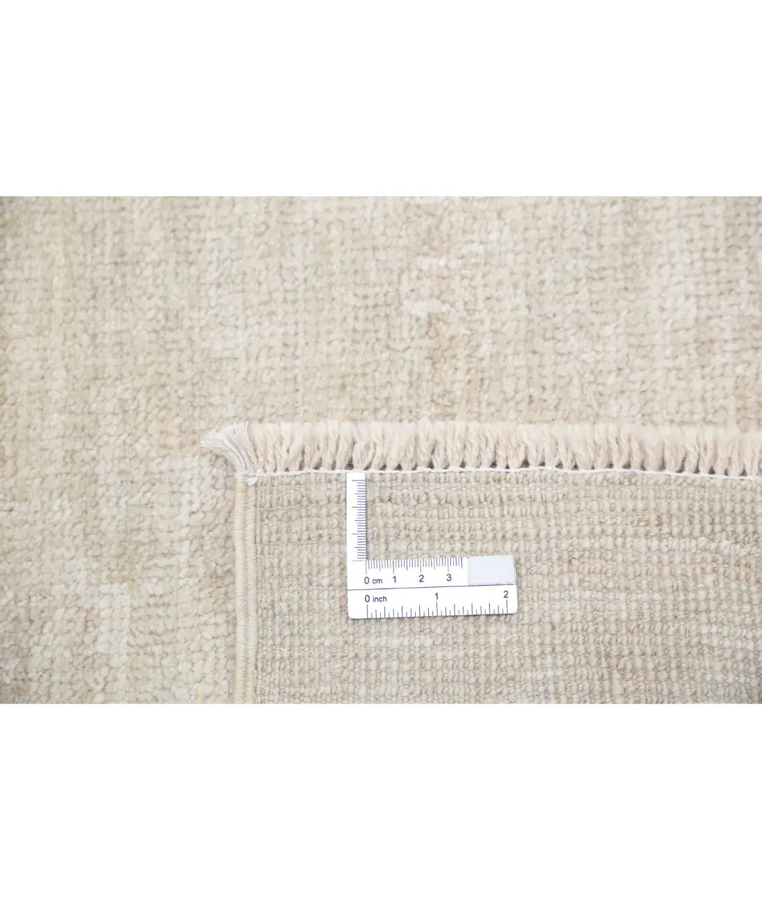 Hand Knotted Oushak Wool Rug - 10'3'' x 13'10''