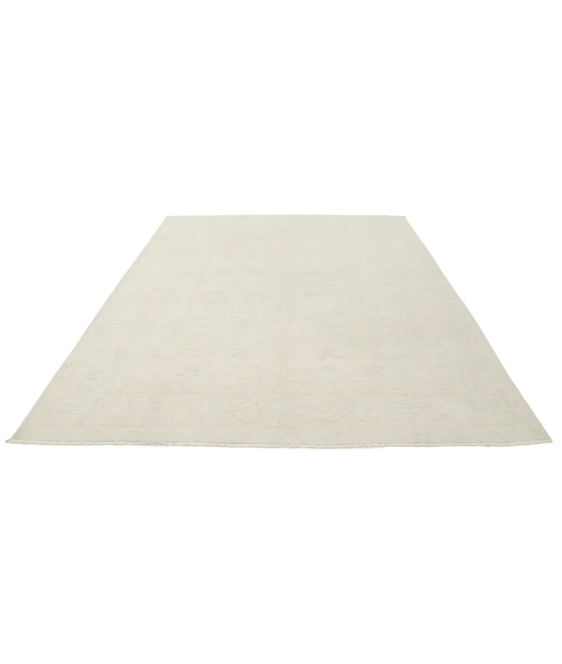 Hand Knotted Oushak Wool Rug - 8'1'' x 9'9'' Arteverk Arteverk Rugs