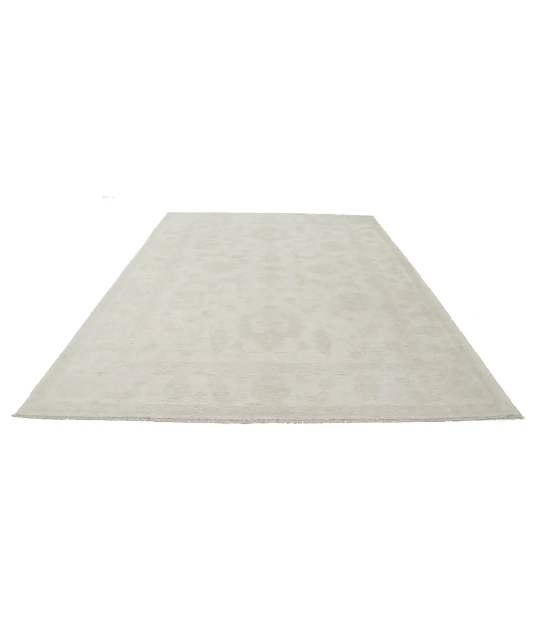 Hand Knotted Oushak Wool Rug - 8'9'' x 11'8'' Arteverk Arteverk Rugs