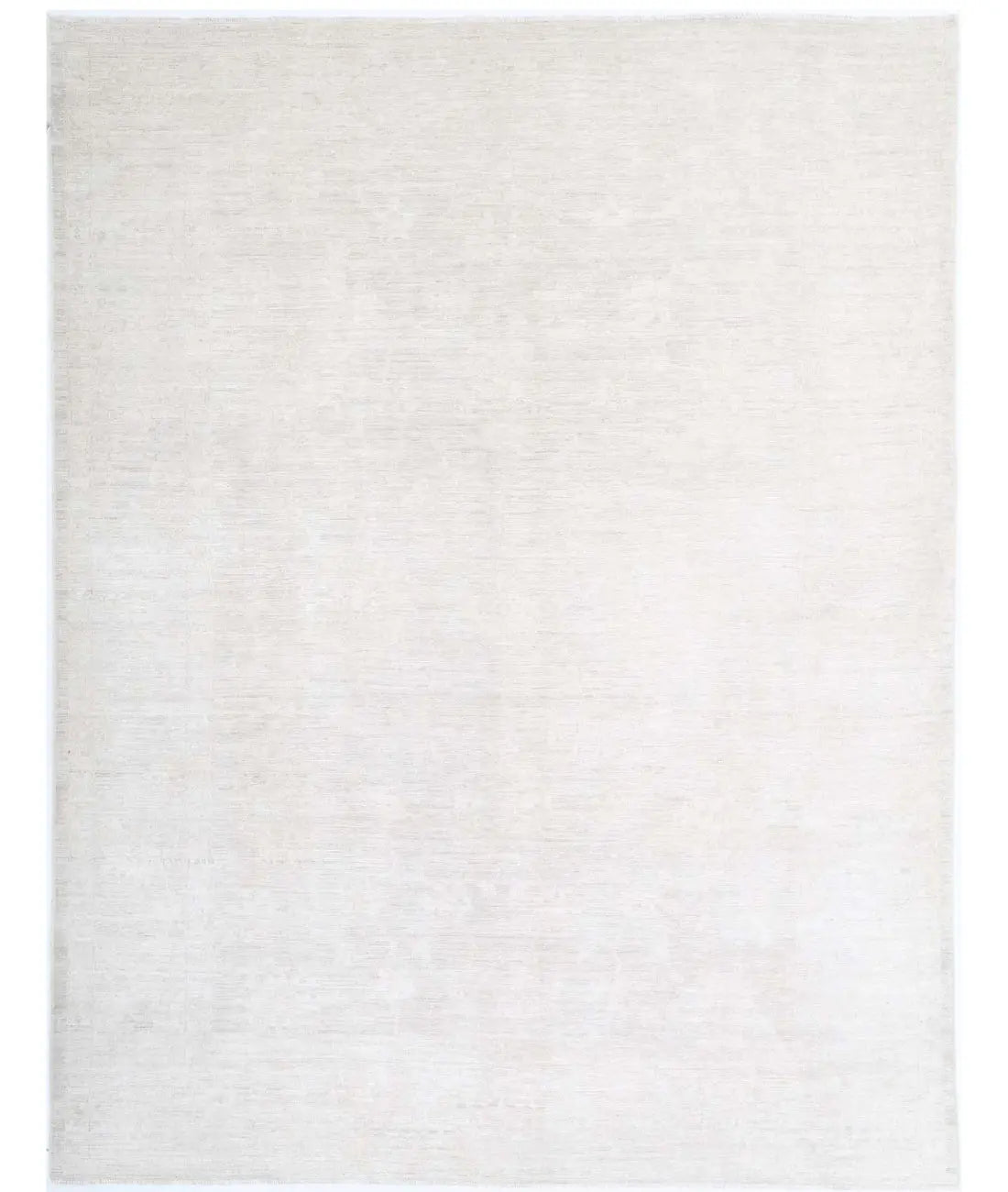 Hand Knotted Oushak Wool Rug - 9'2'' x 11'10''