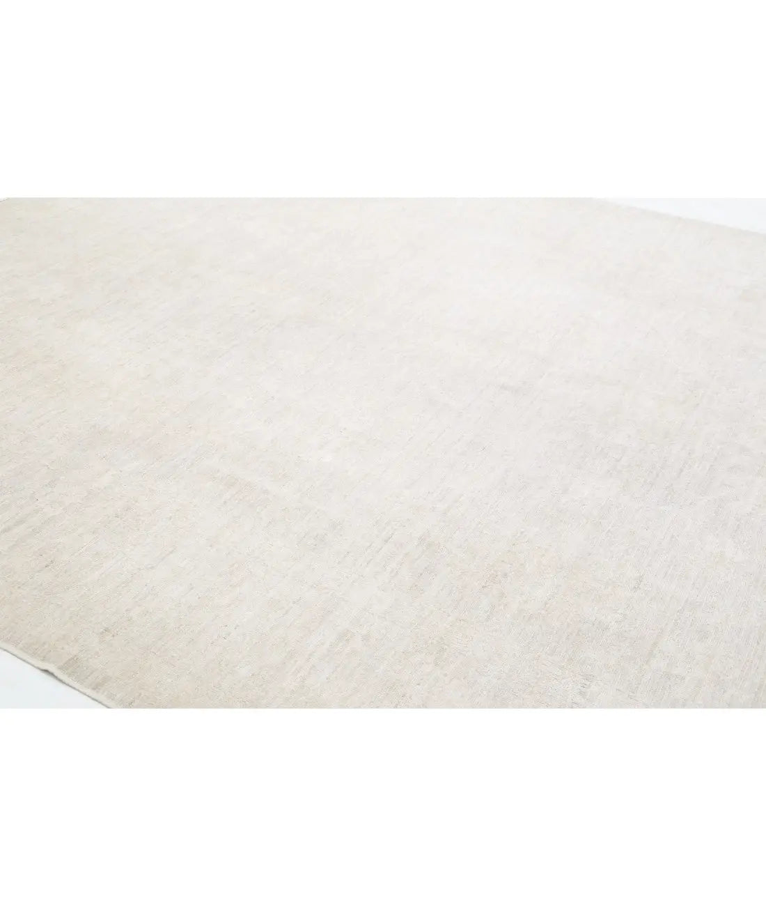 Hand Knotted Oushak Wool Rug - 9'2'' x 11'10''