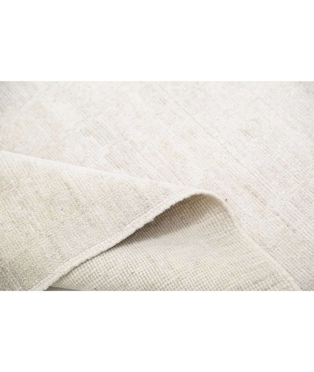 Hand Knotted Oushak Wool Rug - 9'2'' x 11'10''