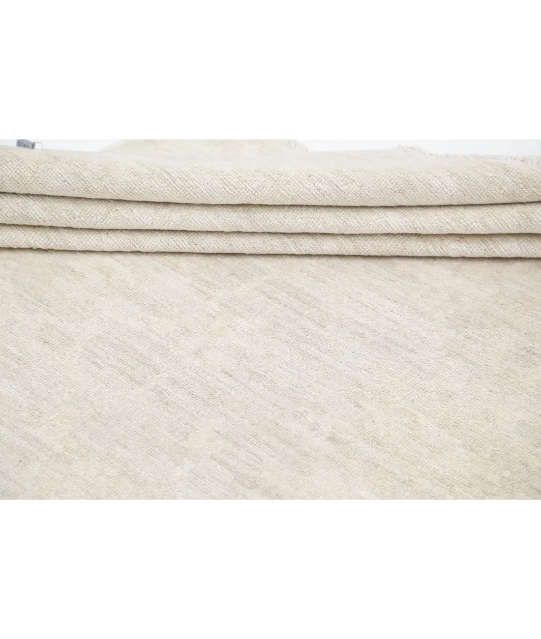 Hand Knotted Oushak Wool Rug - 9'2'' x 11'10''