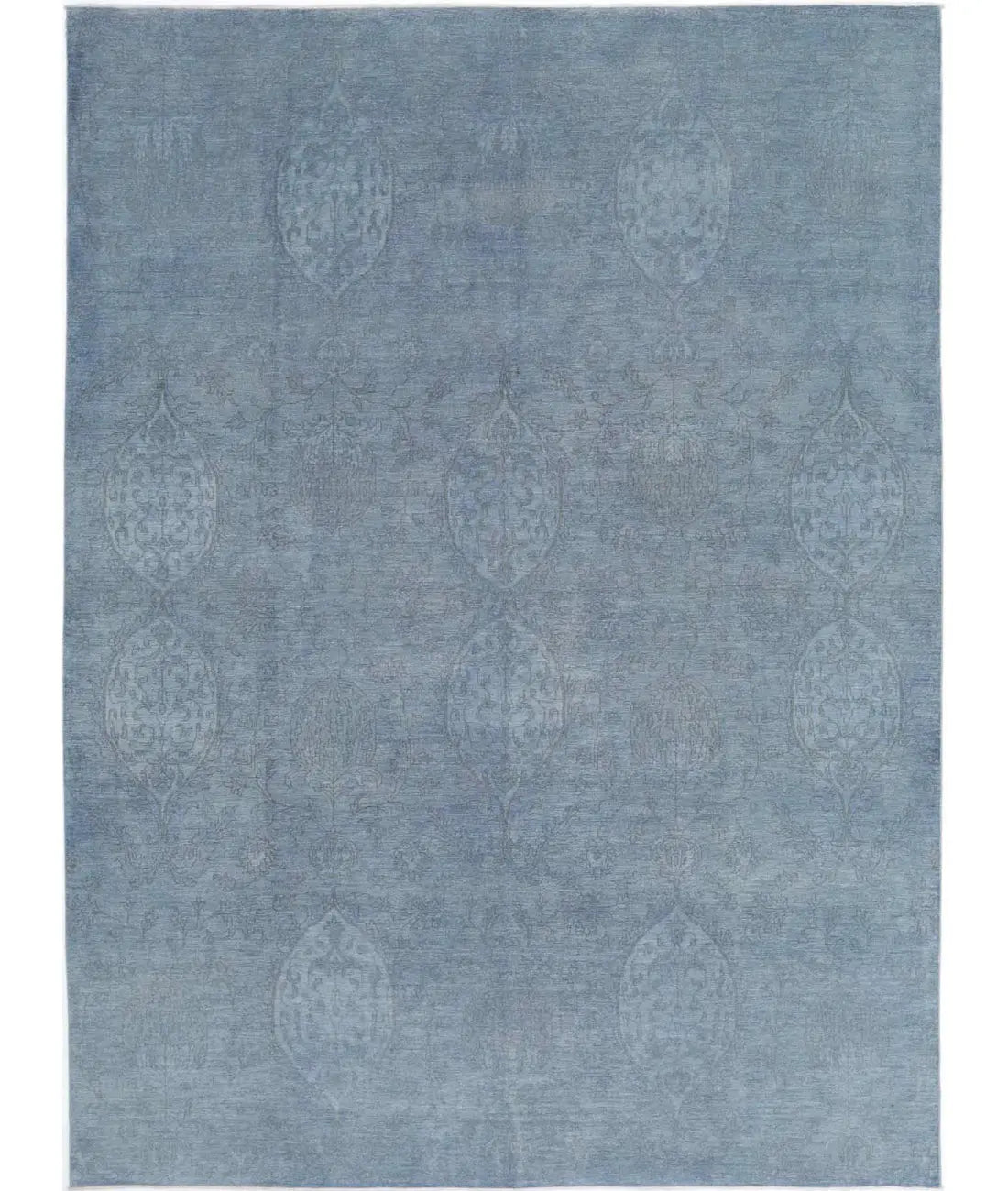 Hand Knotted Overdye Wool Rug - 10'0'' x 13'5''