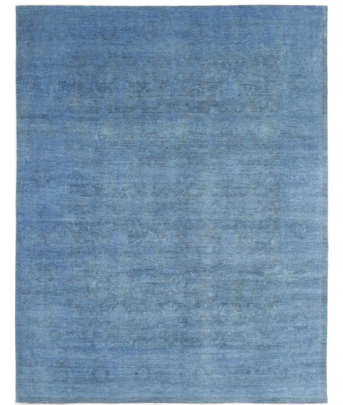 Hand Knotted Overdye Wool Rug - 11'8'' x 14'7''