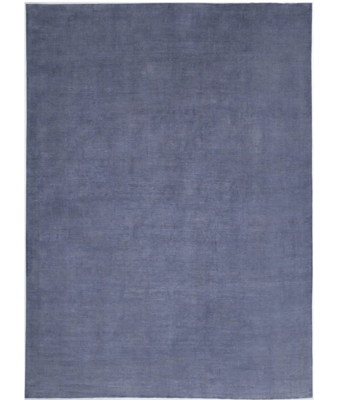 Hand Knotted Overdye Wool Rug - 12'5'' x 17'3''