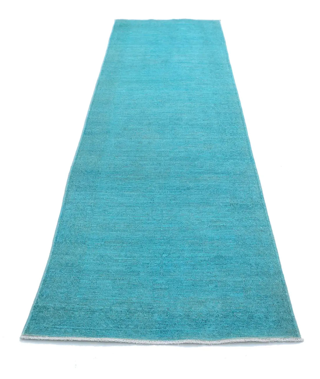 Hand Knotted Overdye Wool Rug - 2'10'' x 10'2'' - Arteverk Rugs Area rug