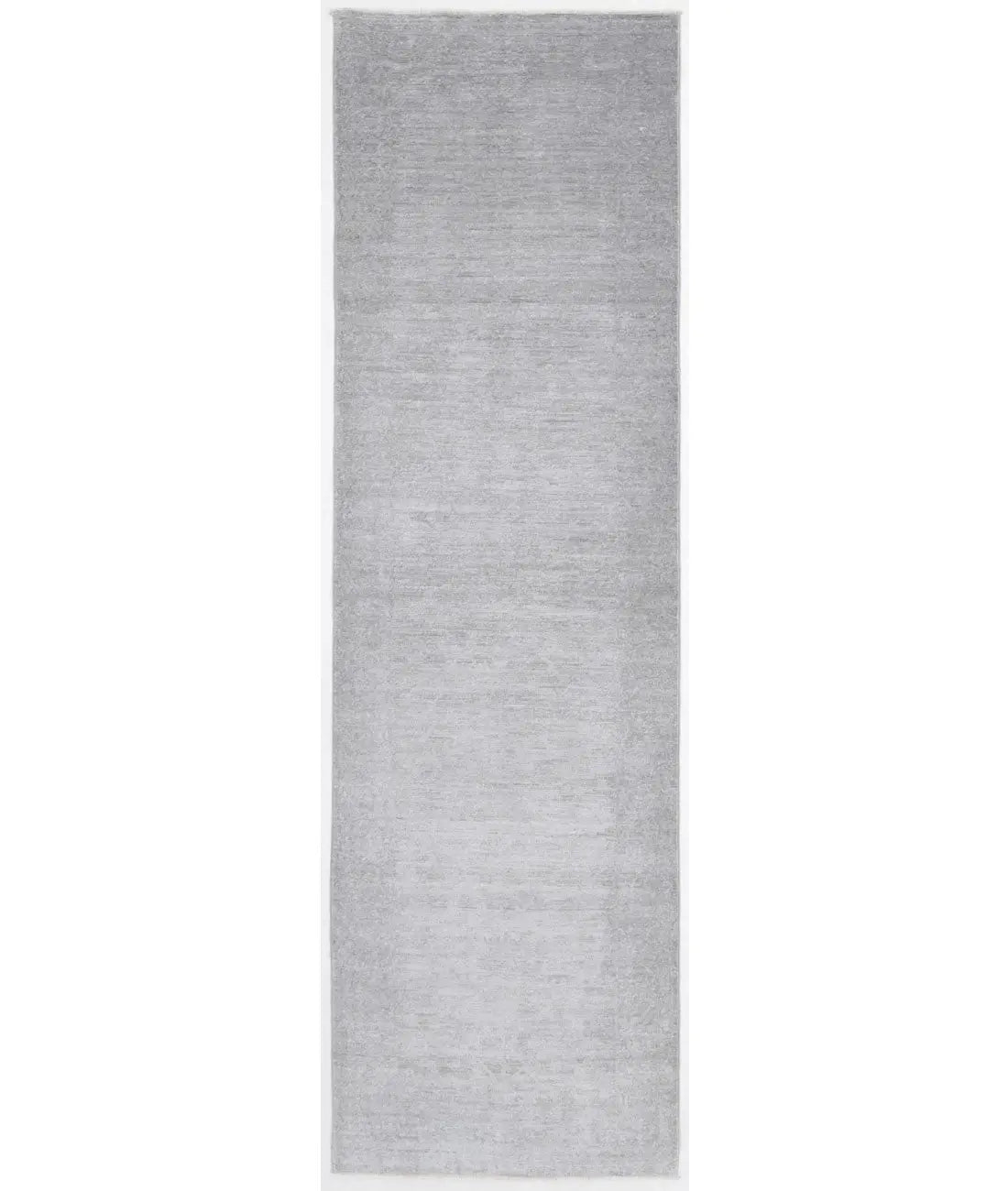 Hand Knotted Overdye Wool Rug - 2'10'' x 9'9''