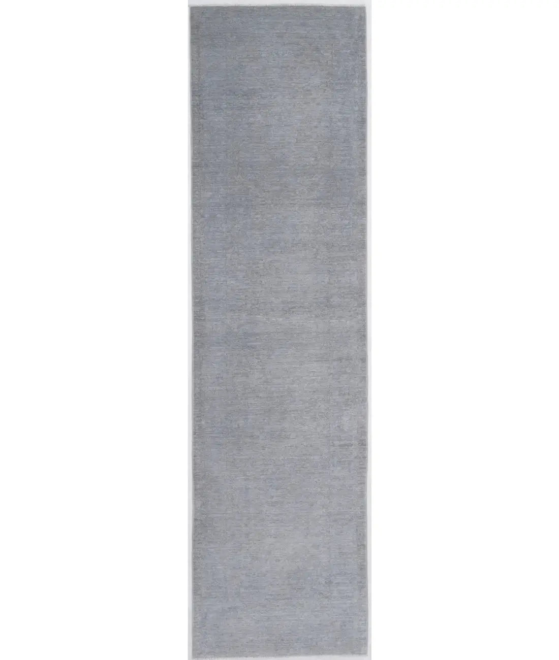 Hand Knotted Overdye Wool Rug - 2'5'' x 10'0''