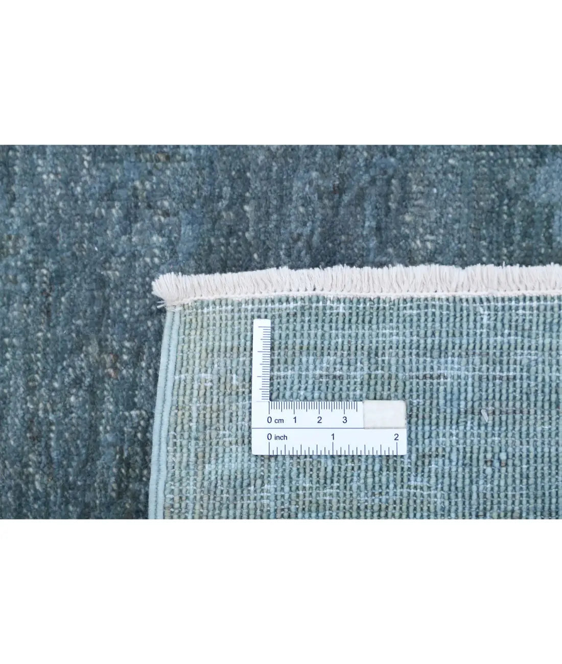 Hand Knotted Overdye Wool Rug - 2'5'' x 6'5''