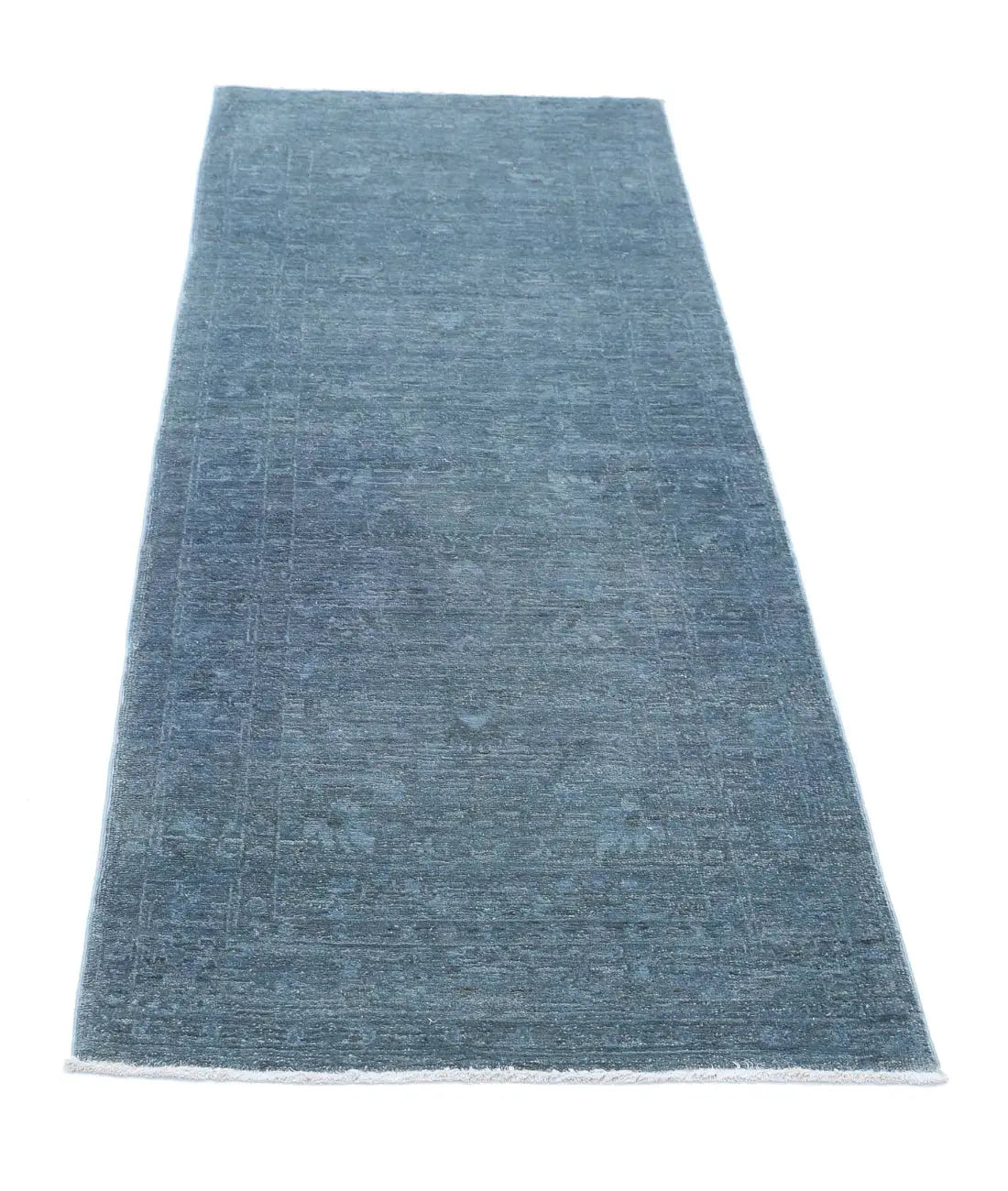Hand Knotted Overdye Wool Rug - 2'5'' x 6'5'' - Arteverk Rugs Area rug