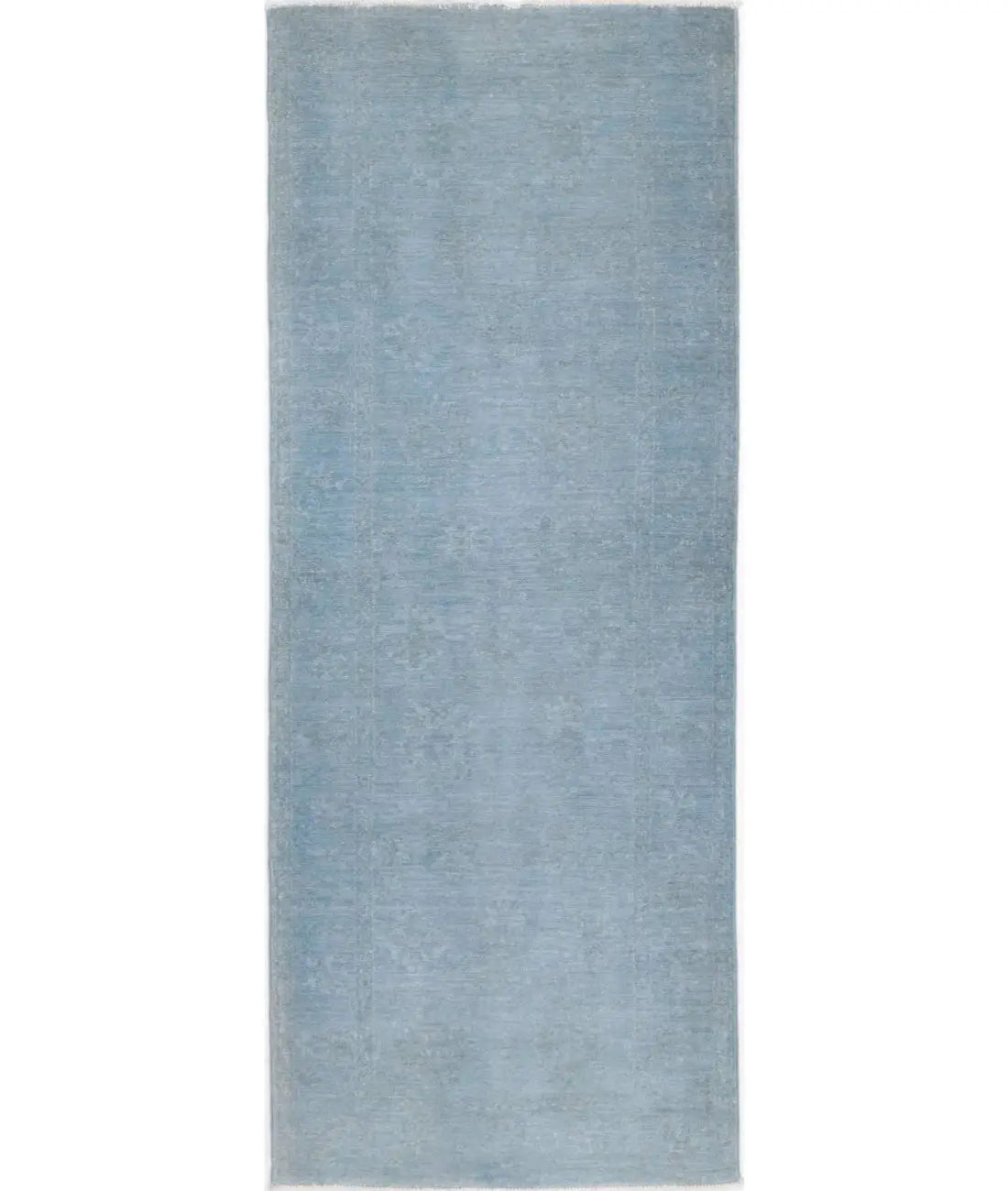 Hand Knotted Overdye Wool Rug - 2'5'' x 6'7''